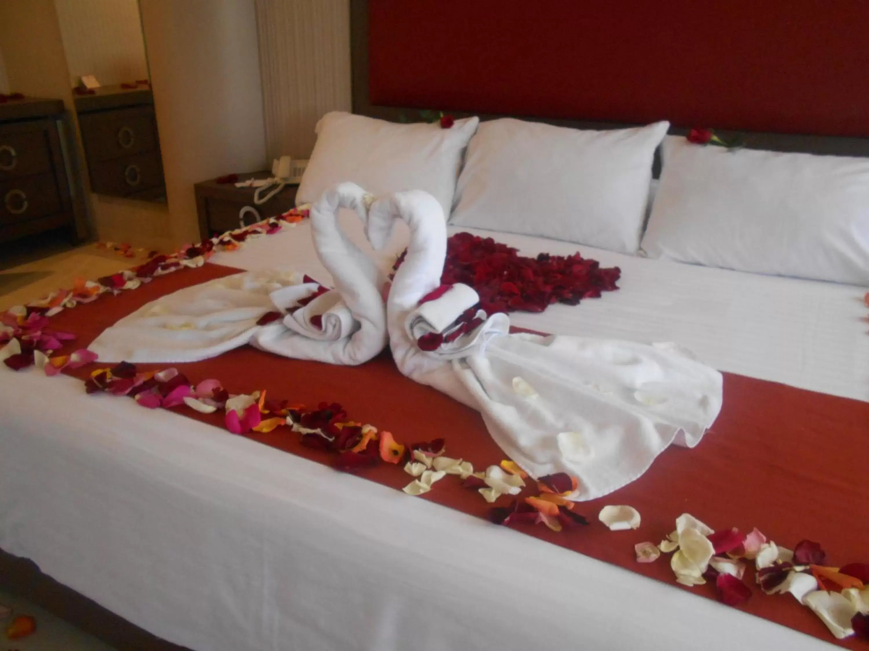 Bed in Hotel Puente Real