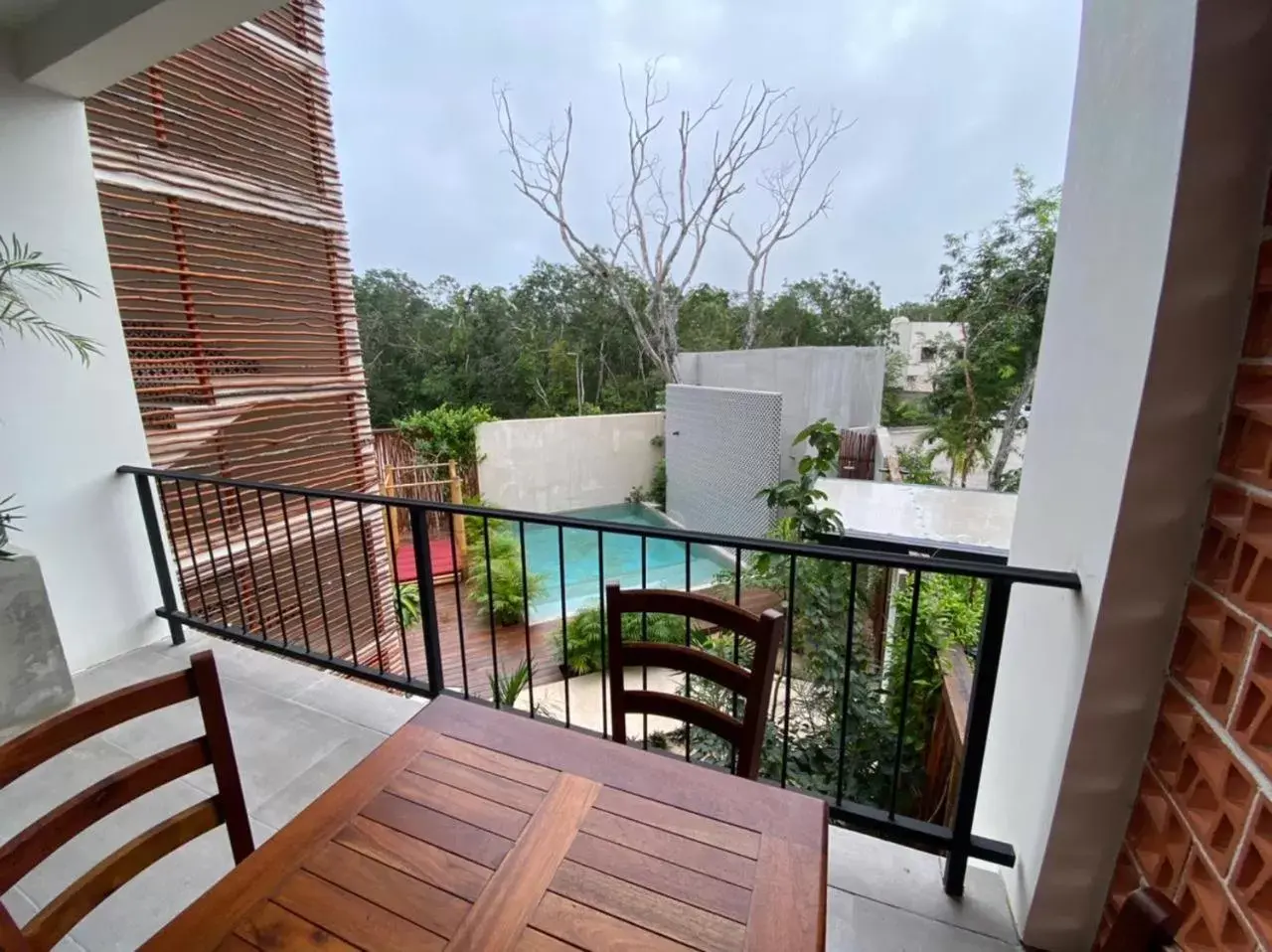 Balcony/Terrace, Pool View in Dreamcatcher Tulum