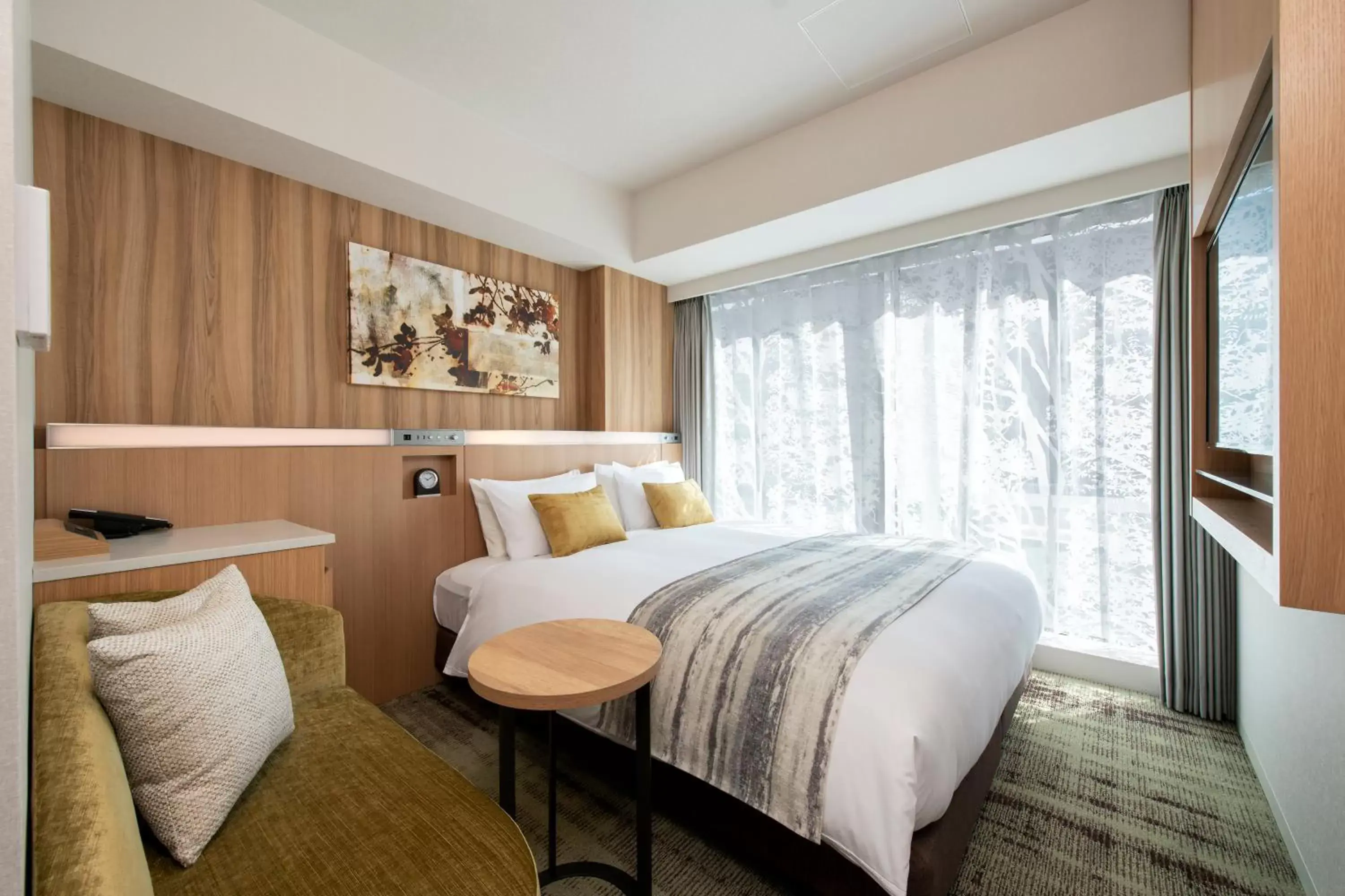 Bed in Hotel GrandBach Sendai Bed in Hotel GrandBach Sendai