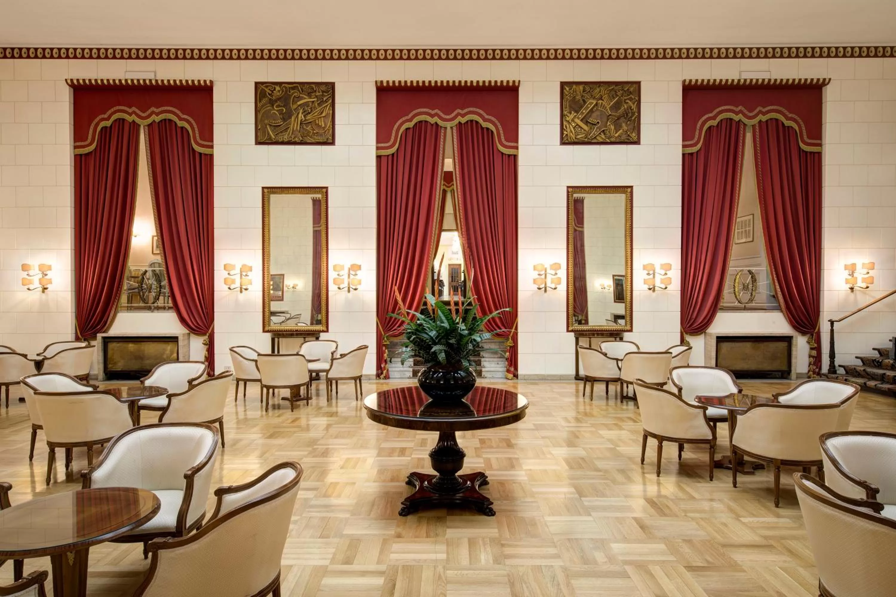 Lobby or reception in Hotel Quirinale