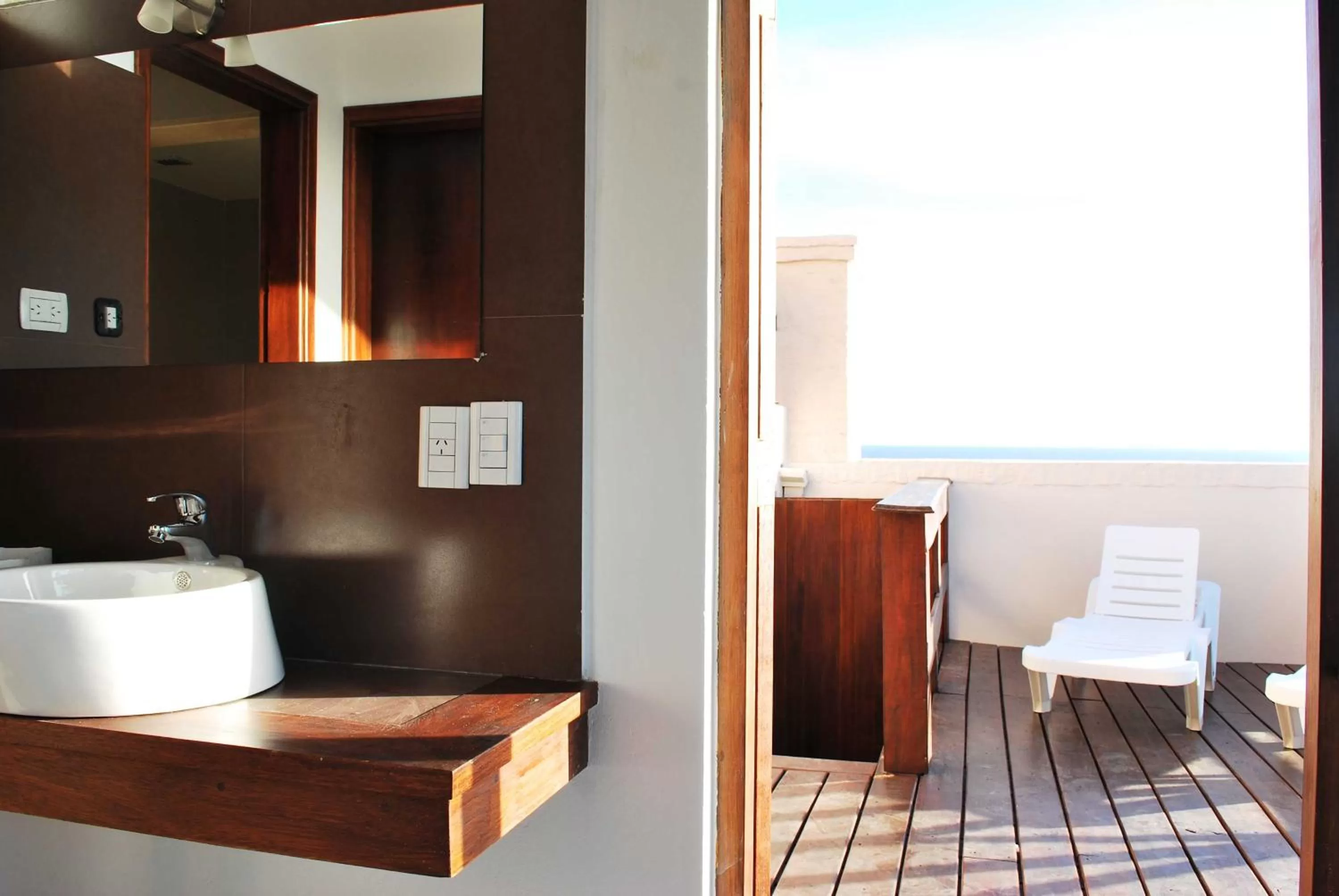 Bathroom in Hotel De La Barra