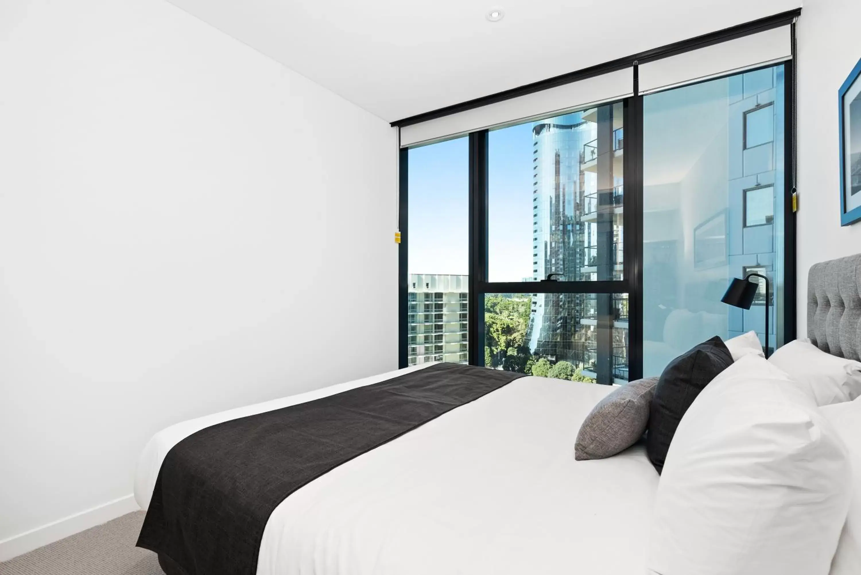 Bedroom, Bed in Brisbane Skytower by CLLIX