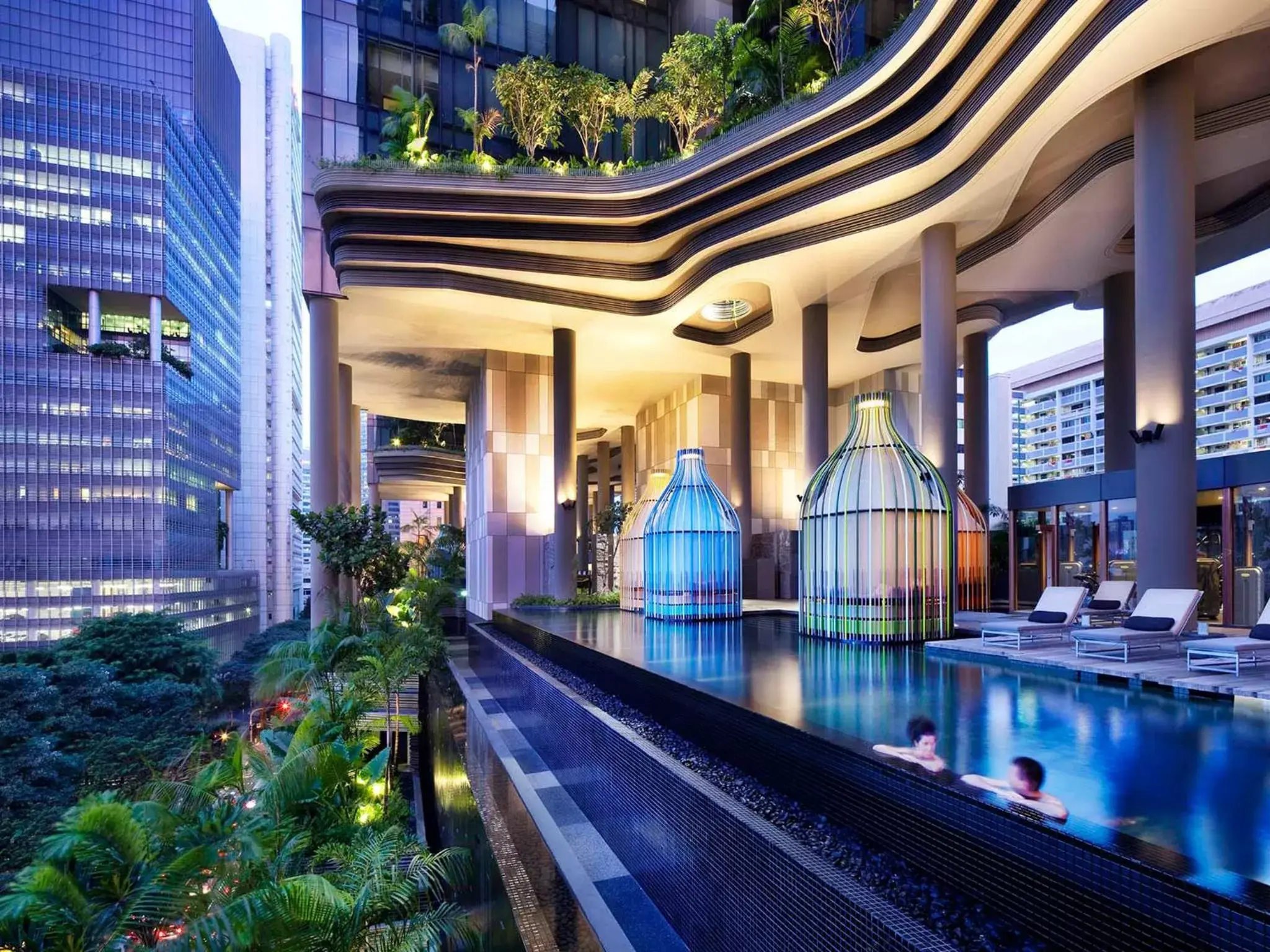 City view, Swimming Pool in PARKROYAL COLLECTION Pickering, Singapore
