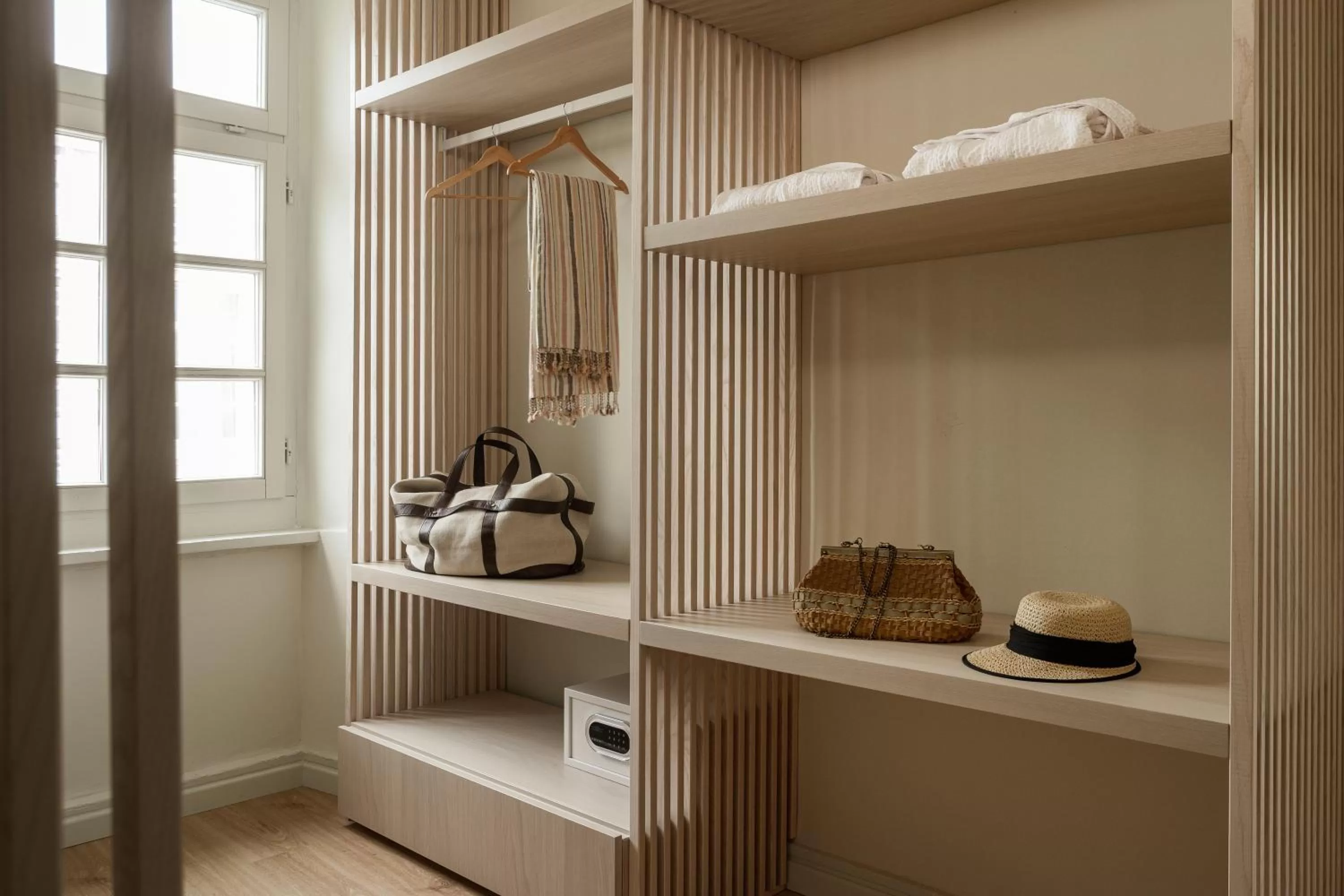 wardrobe in SYROS SOUL LUXURY SUITES