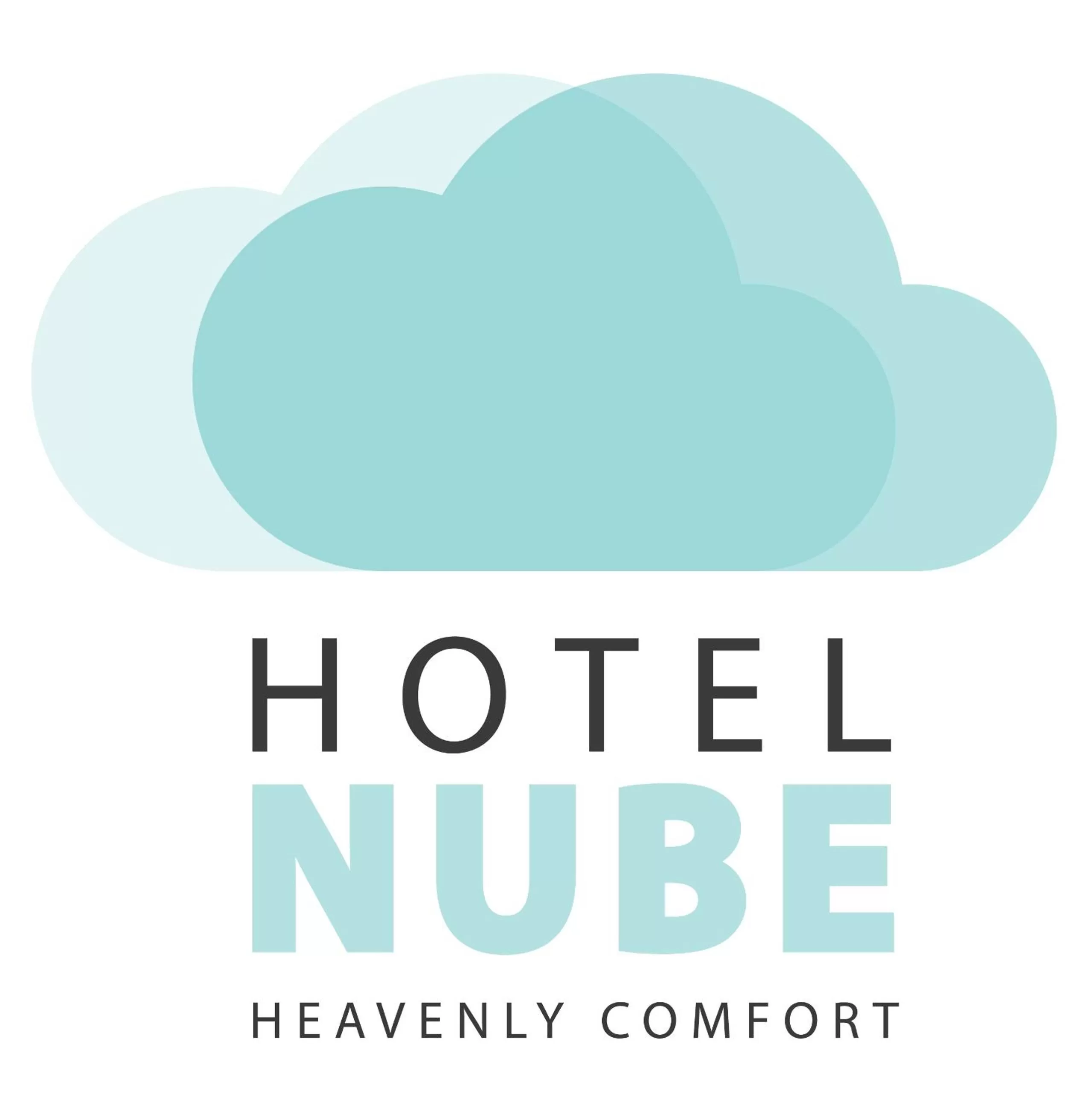 Property logo or sign in Hotel Nube, Puebla Centro