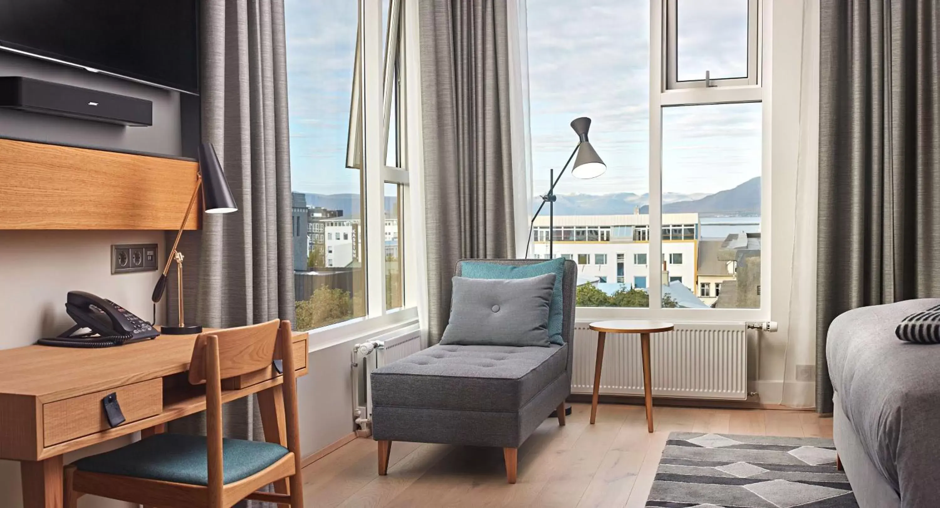 Bedroom, Seating Area in Canopy by Hilton Reykjavik City Centre