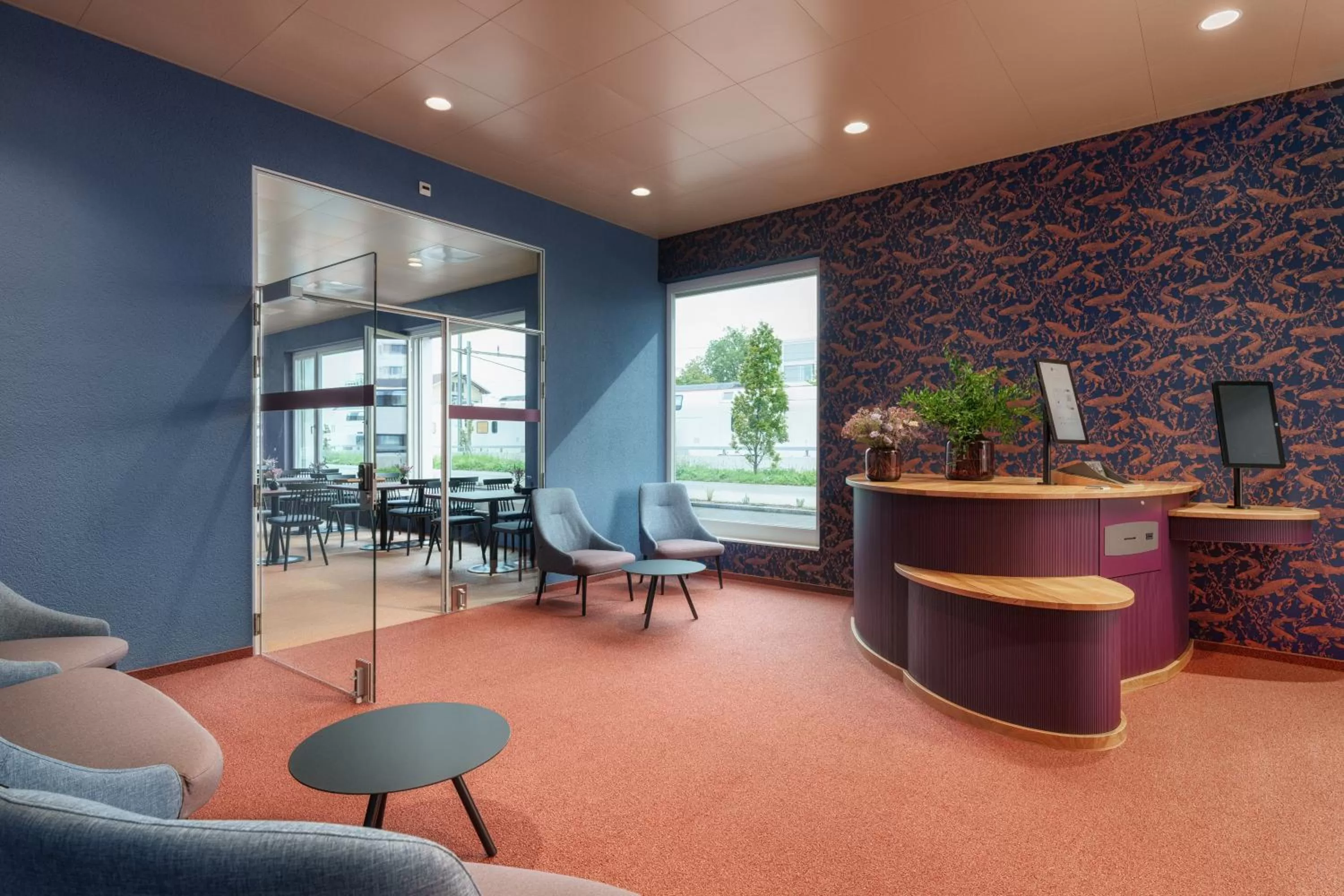 Lobby or reception in b-smart hotel Arbon