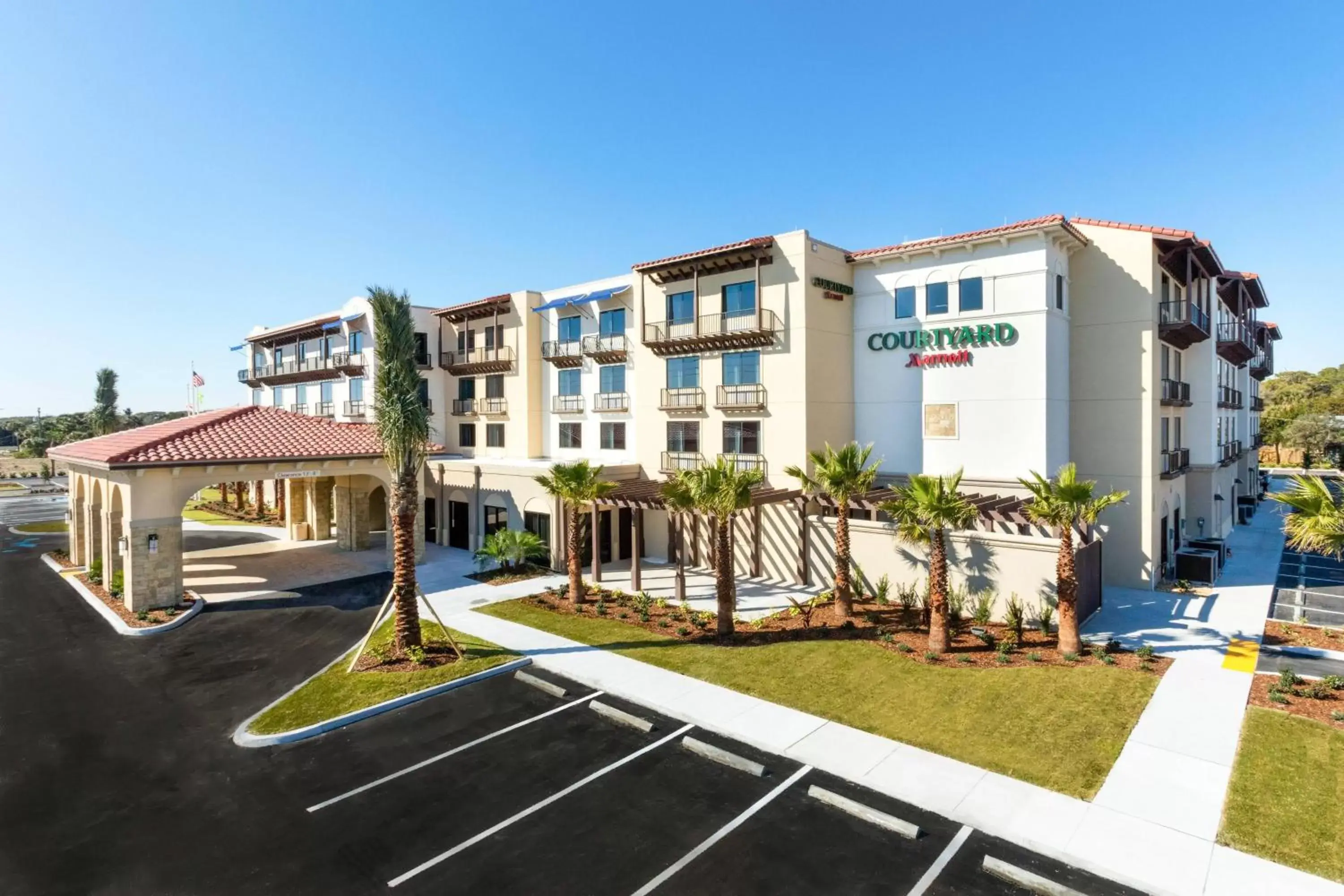 Property Building in Courtyard by Marriott St. Augustine Beach
