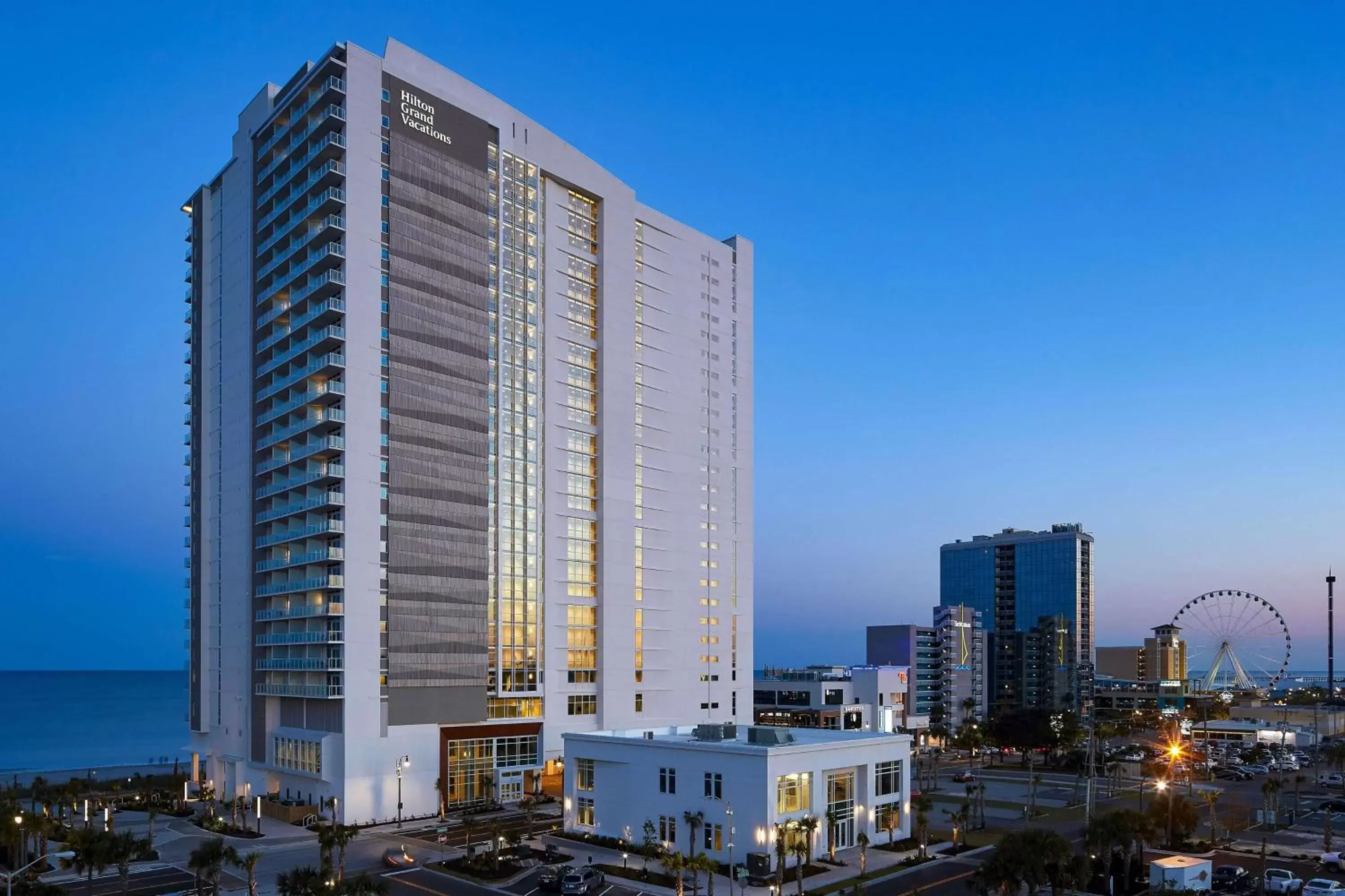 Property building in Hilton Grand Vacations Club Ocean Enclave Myrtle Beach Property building in Hilton Grand Vacations Club Ocean Enclave Myrtle Beach