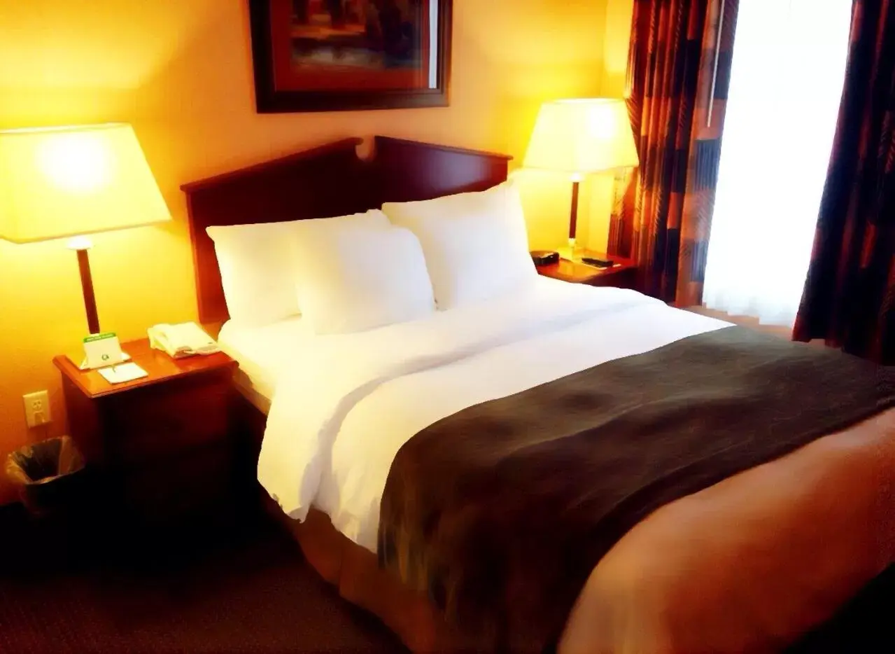 Bed in GrandStay Hotel & Suites Downtown Sheboygan