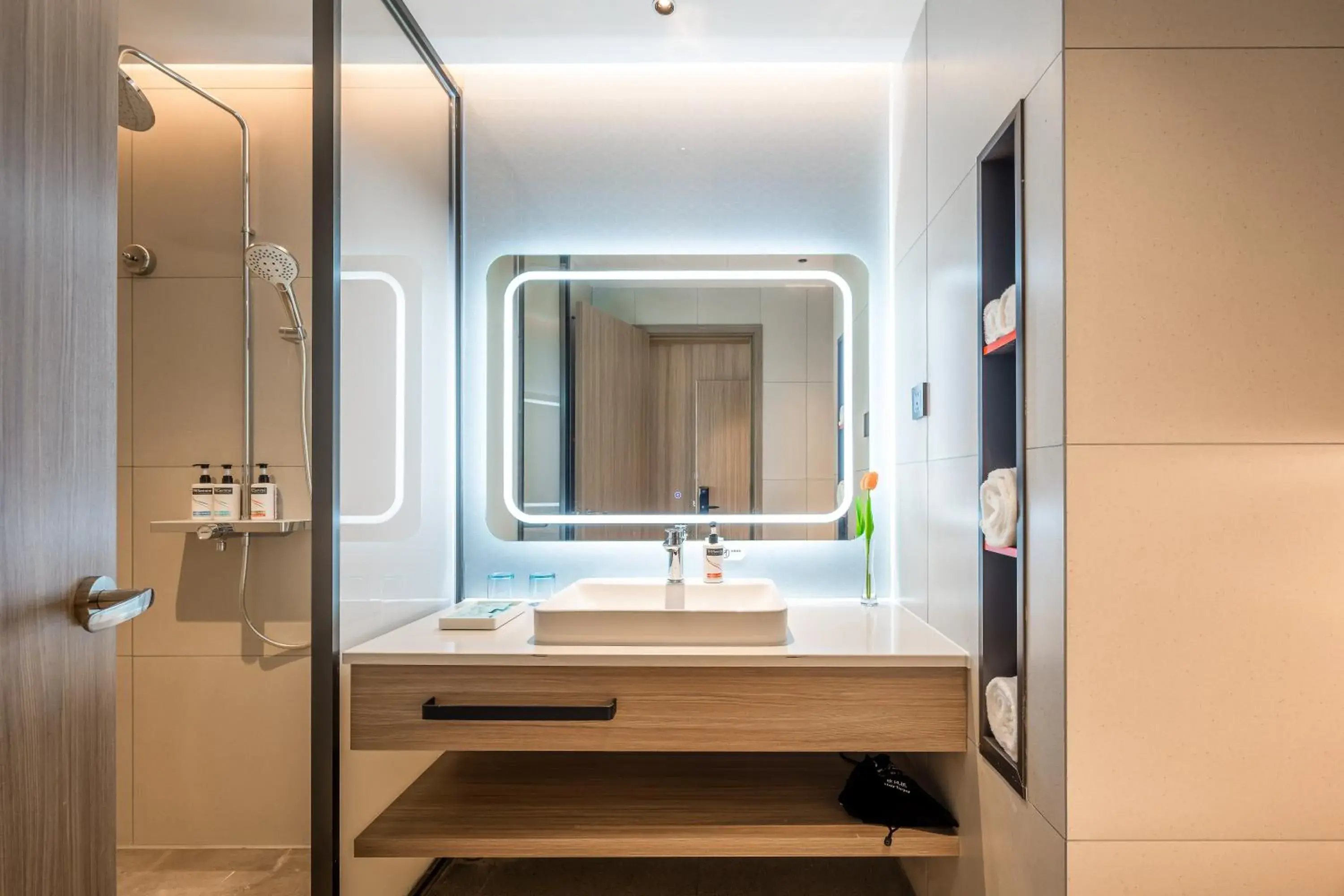 Bathroom in Holiday Inn Express Hangzhou Airport, an IHG Hotel
