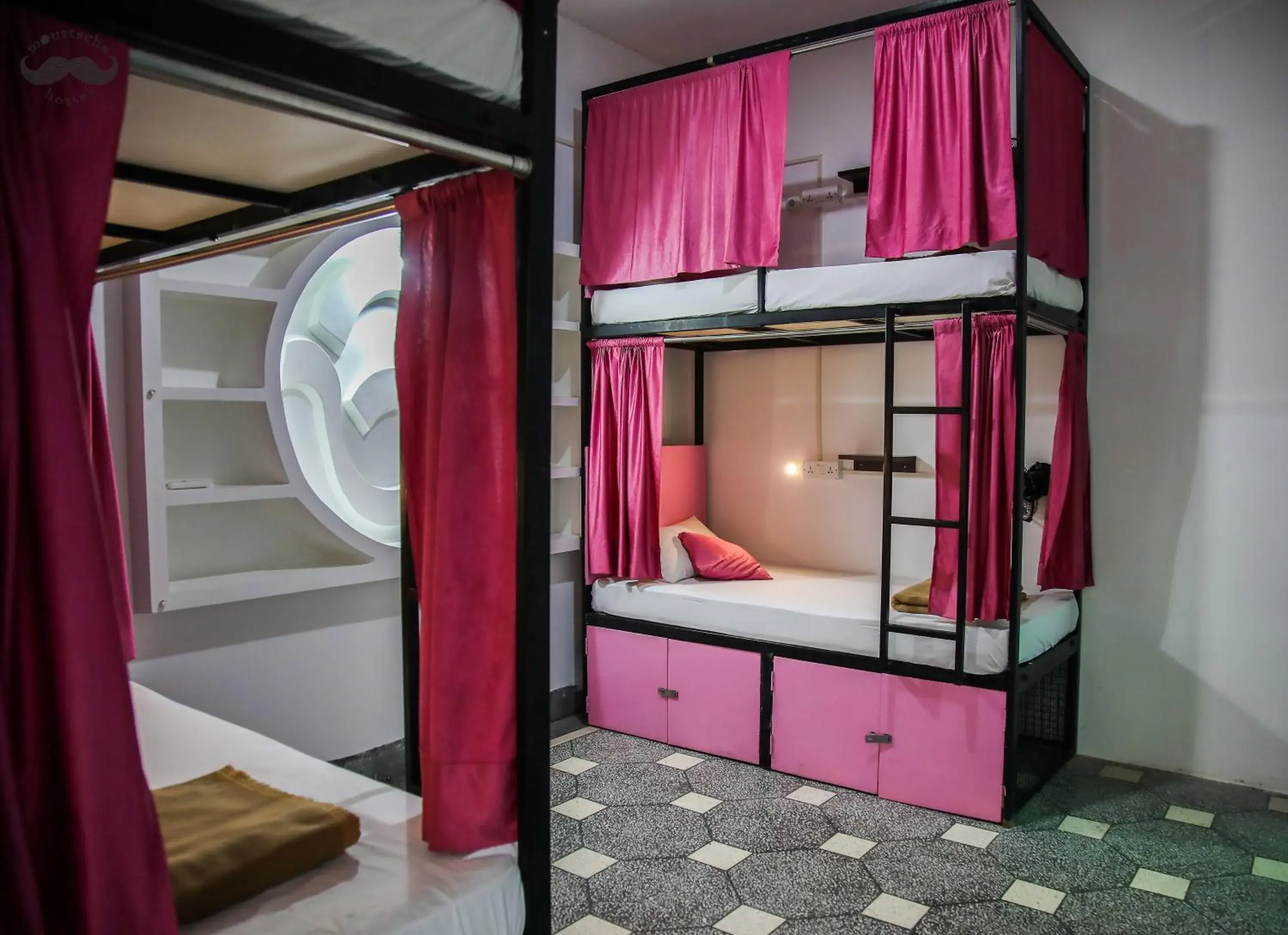 Bed, Bunk Bed in Moustache Hostel Varanasi