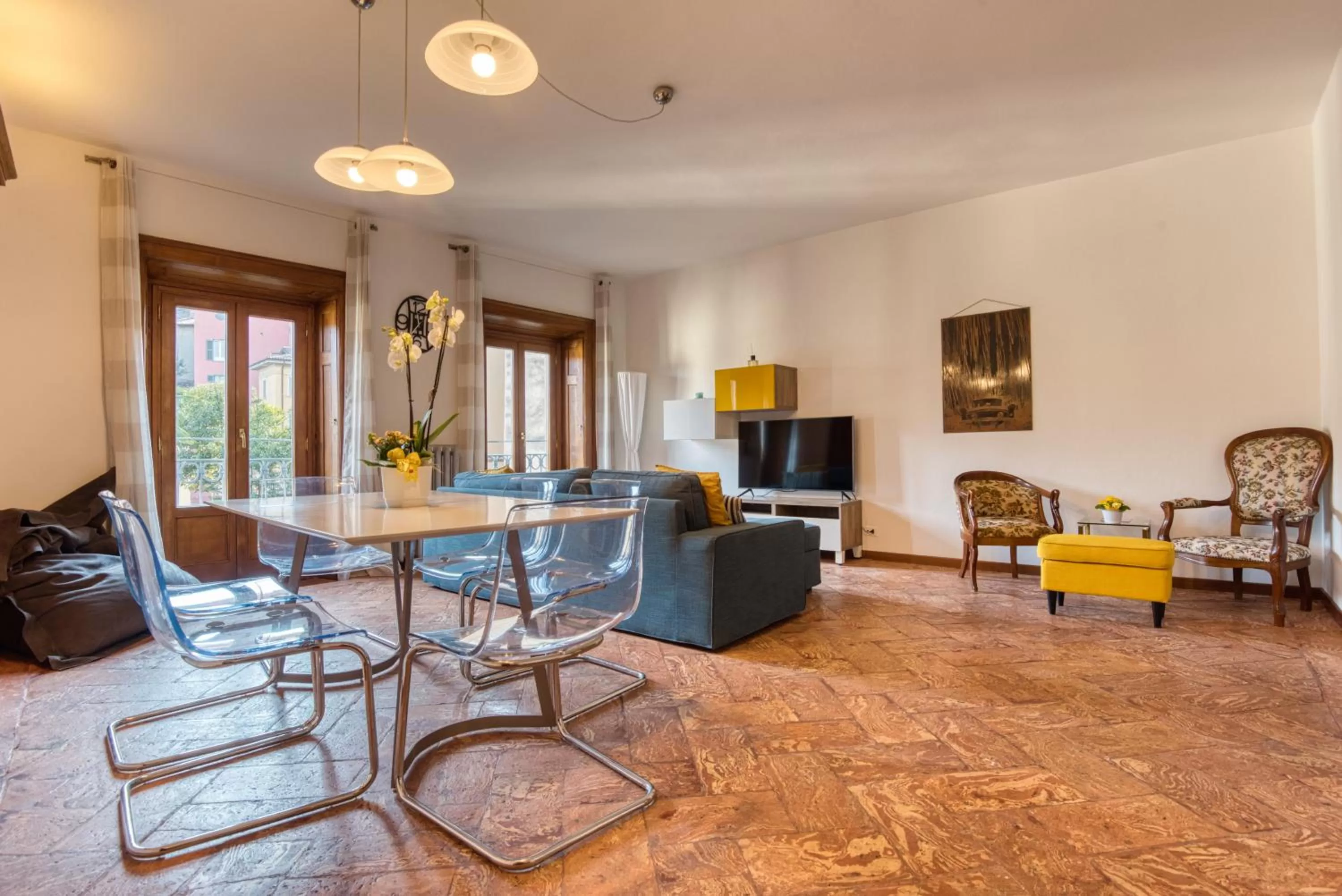 Living room, Dining Area in Palazzo Rivola