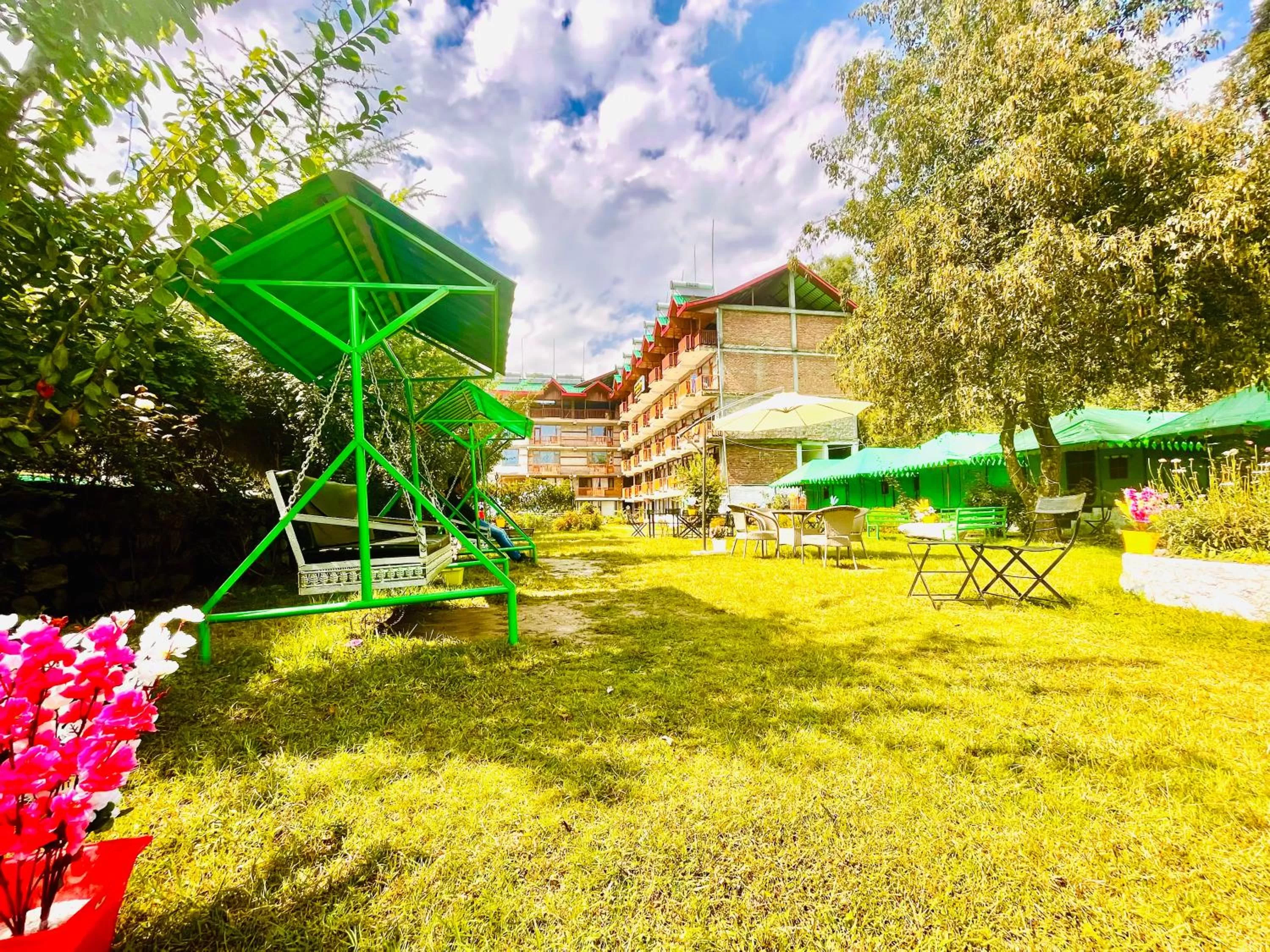 Children's Play Area in Himalayan Riverside Resort, Manali
