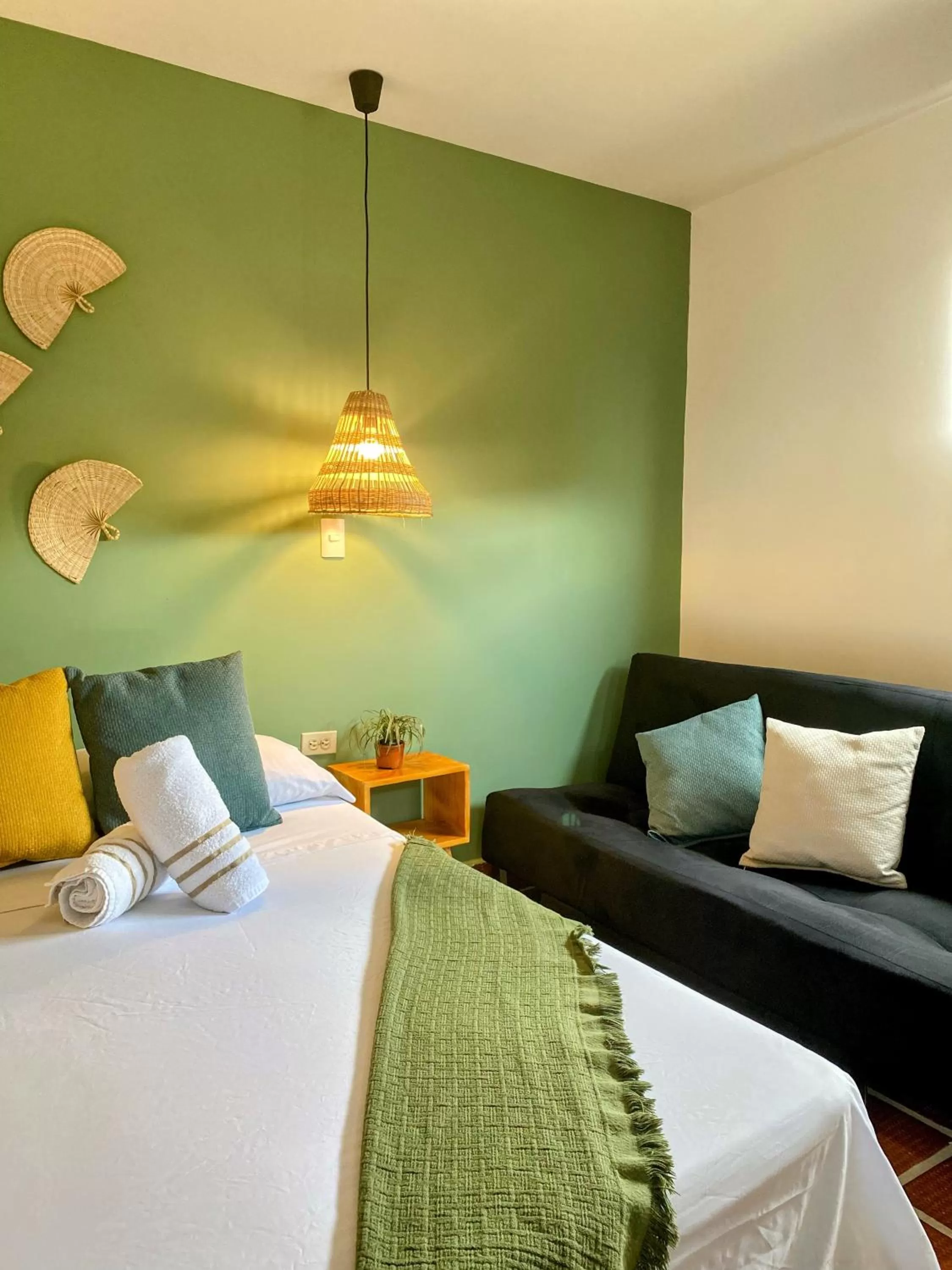 Bed in Luum Guest House