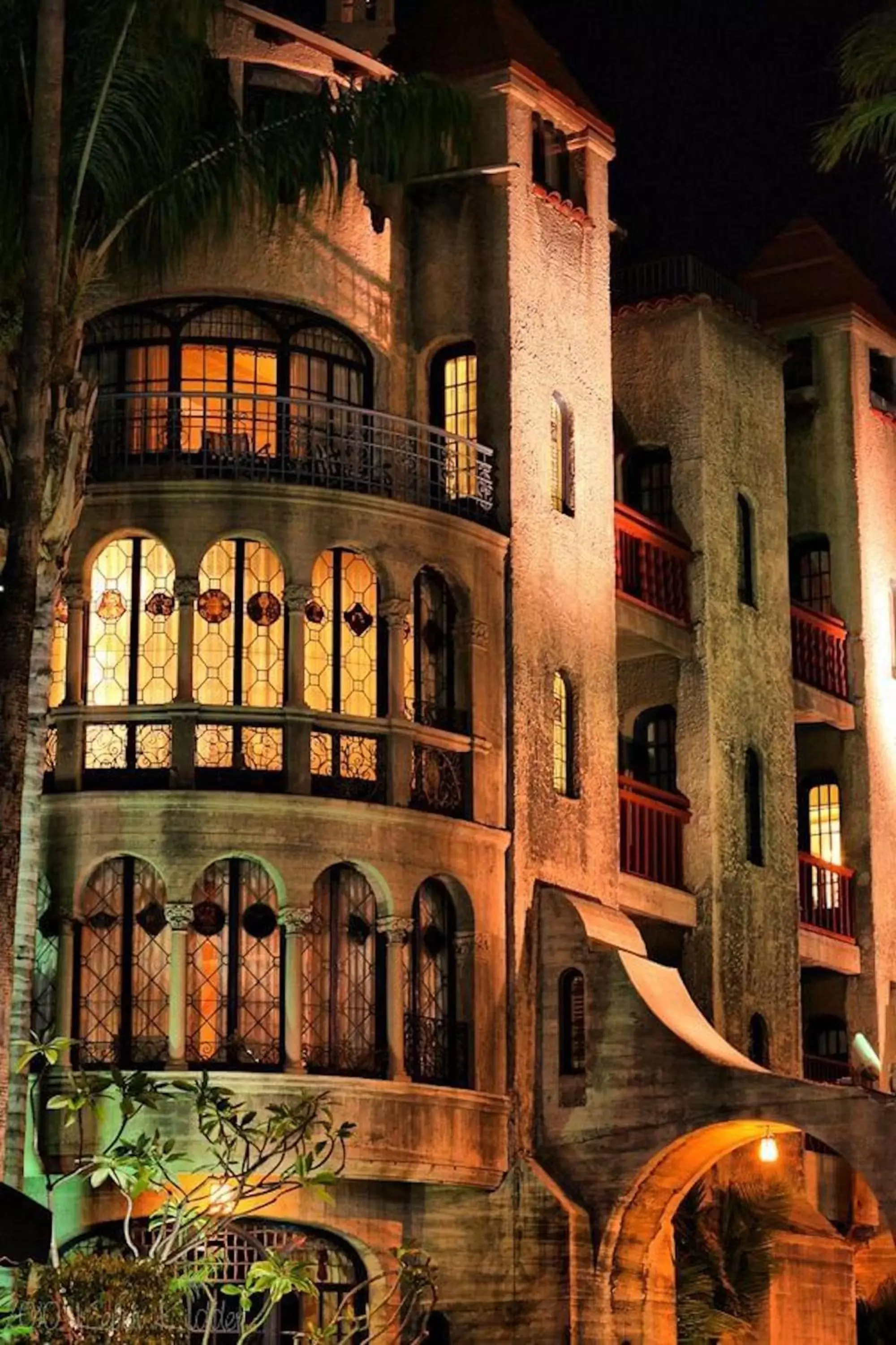 Night, Property Building in The Mission Inn Hotel and Spa