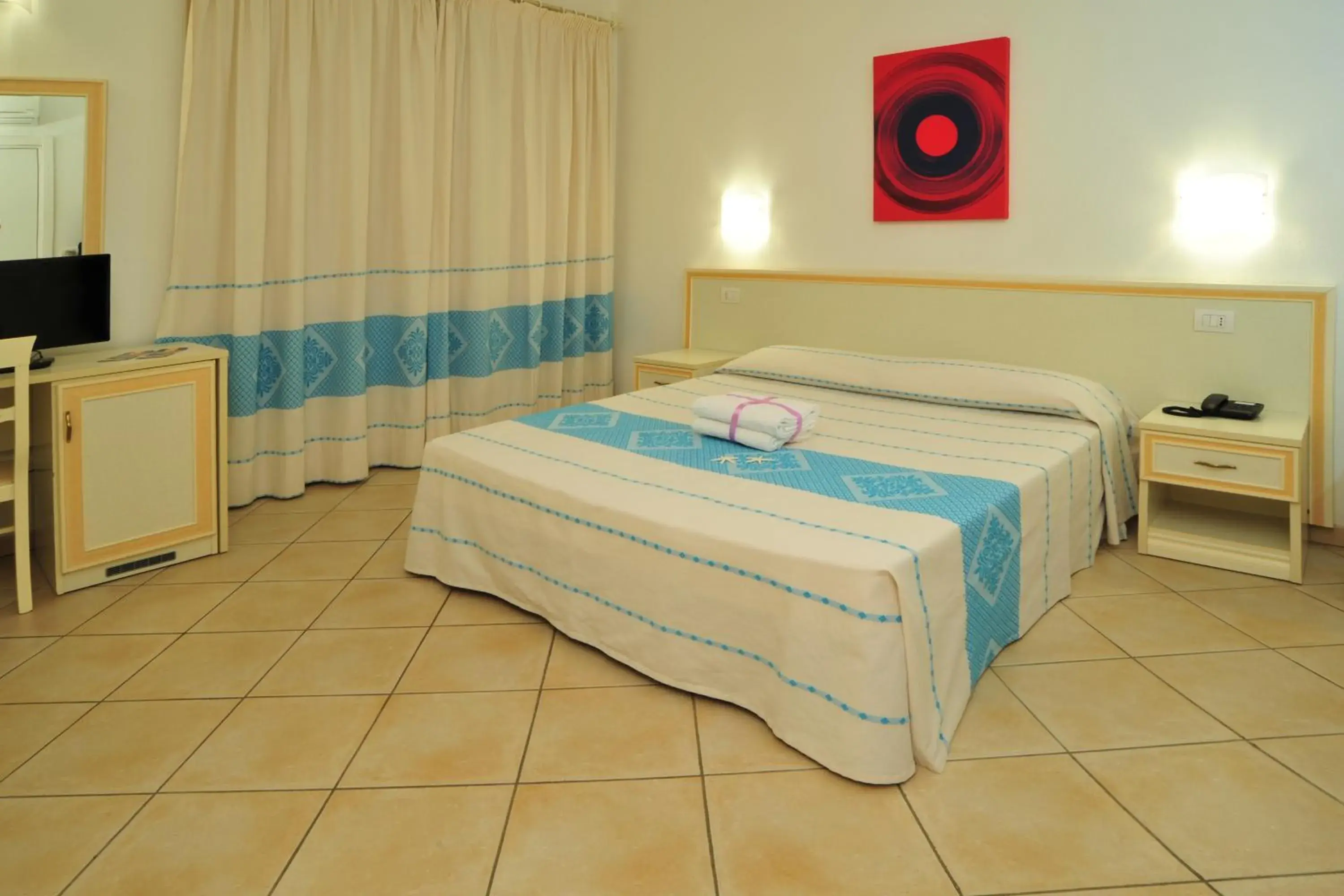 Bedroom, Bed in Hotel Stella Marina