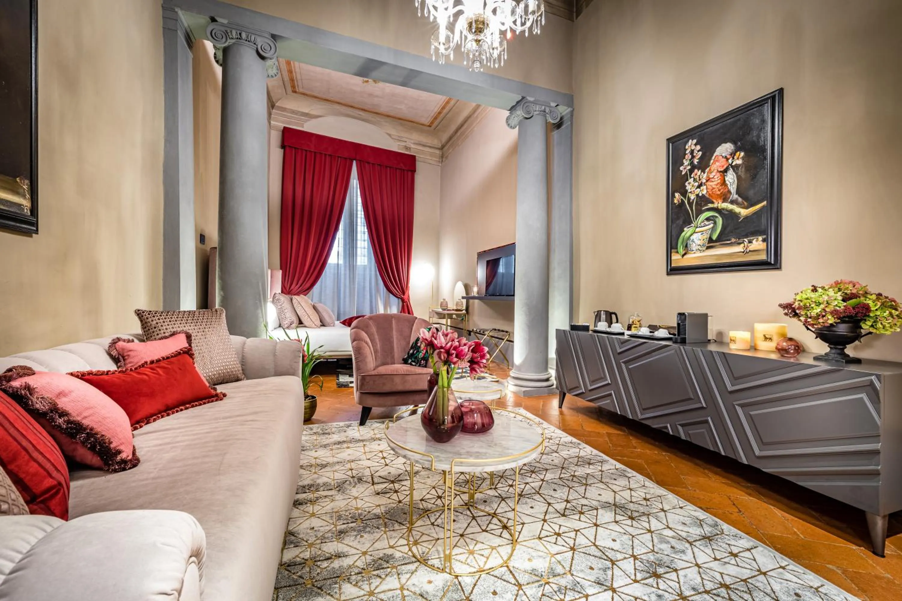 Photo of the whole room in Palazzo Bianca Cappello Residenza d'Epoca