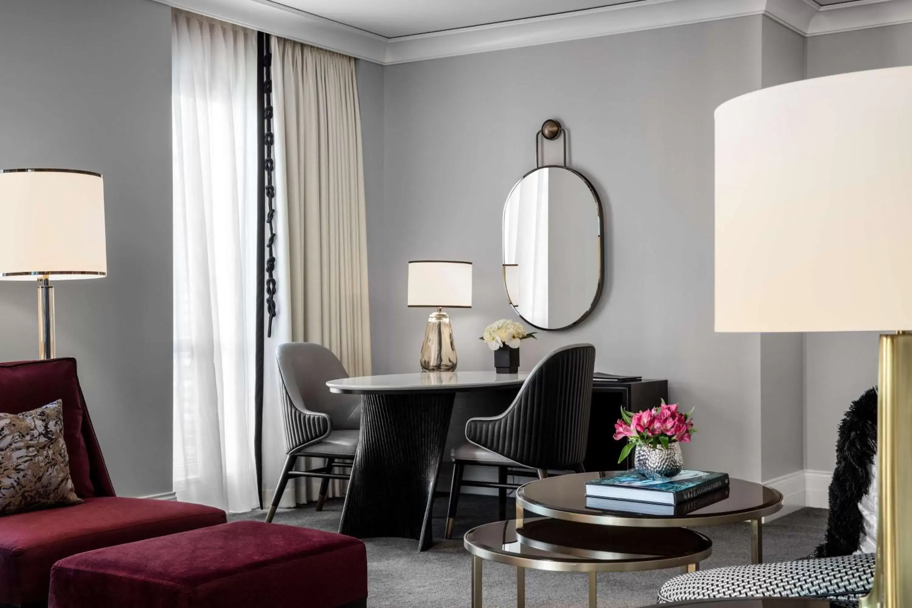 Bedroom, Dining Area in Waldorf Astoria Chicago