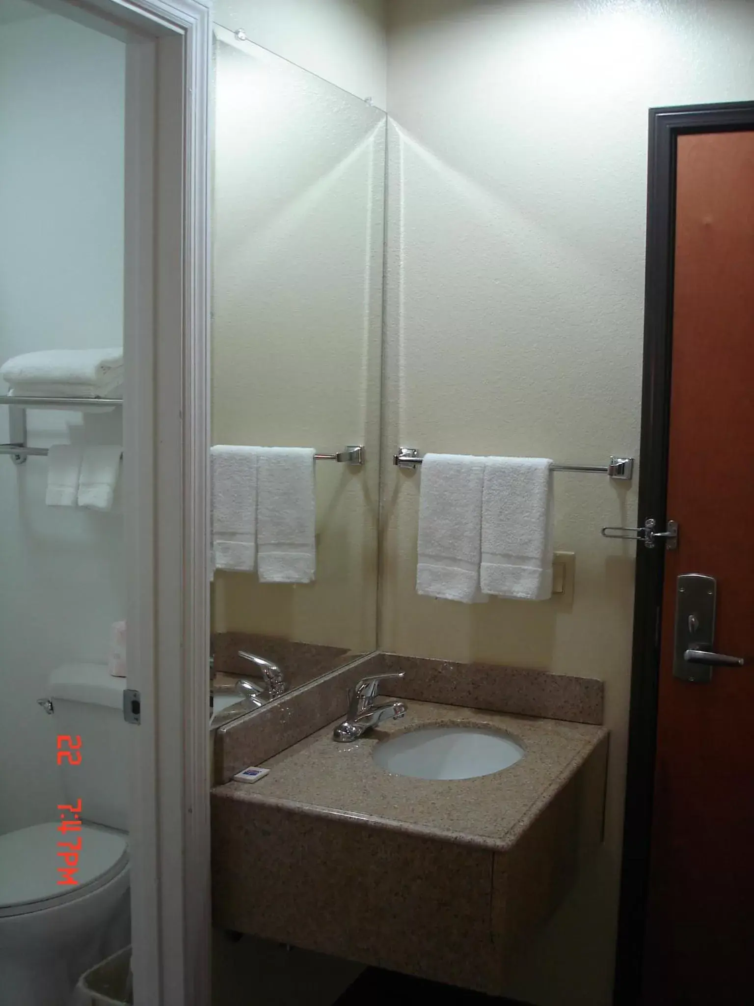 Bathroom in Motel 6-Urbana, IL