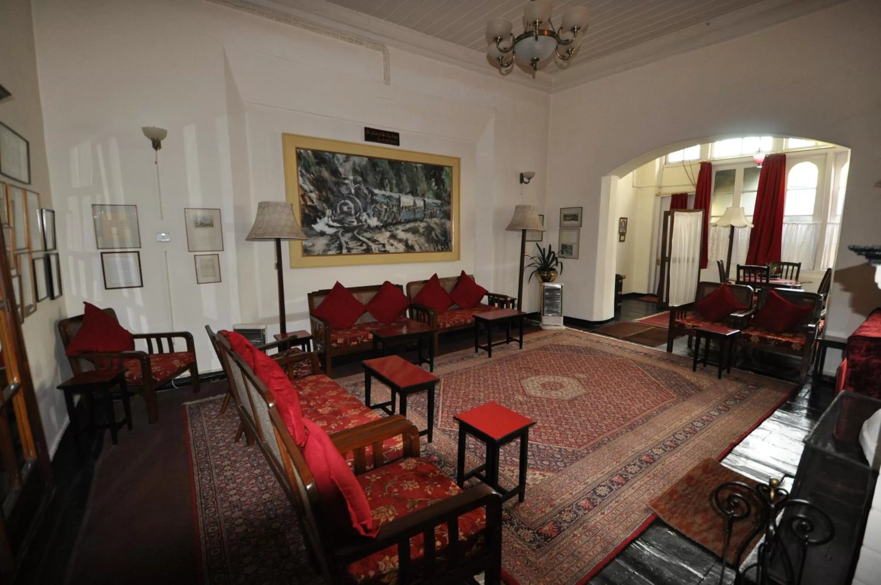 Communal lounge/ TV room in Windamere Hotel - A Colonial Heritage