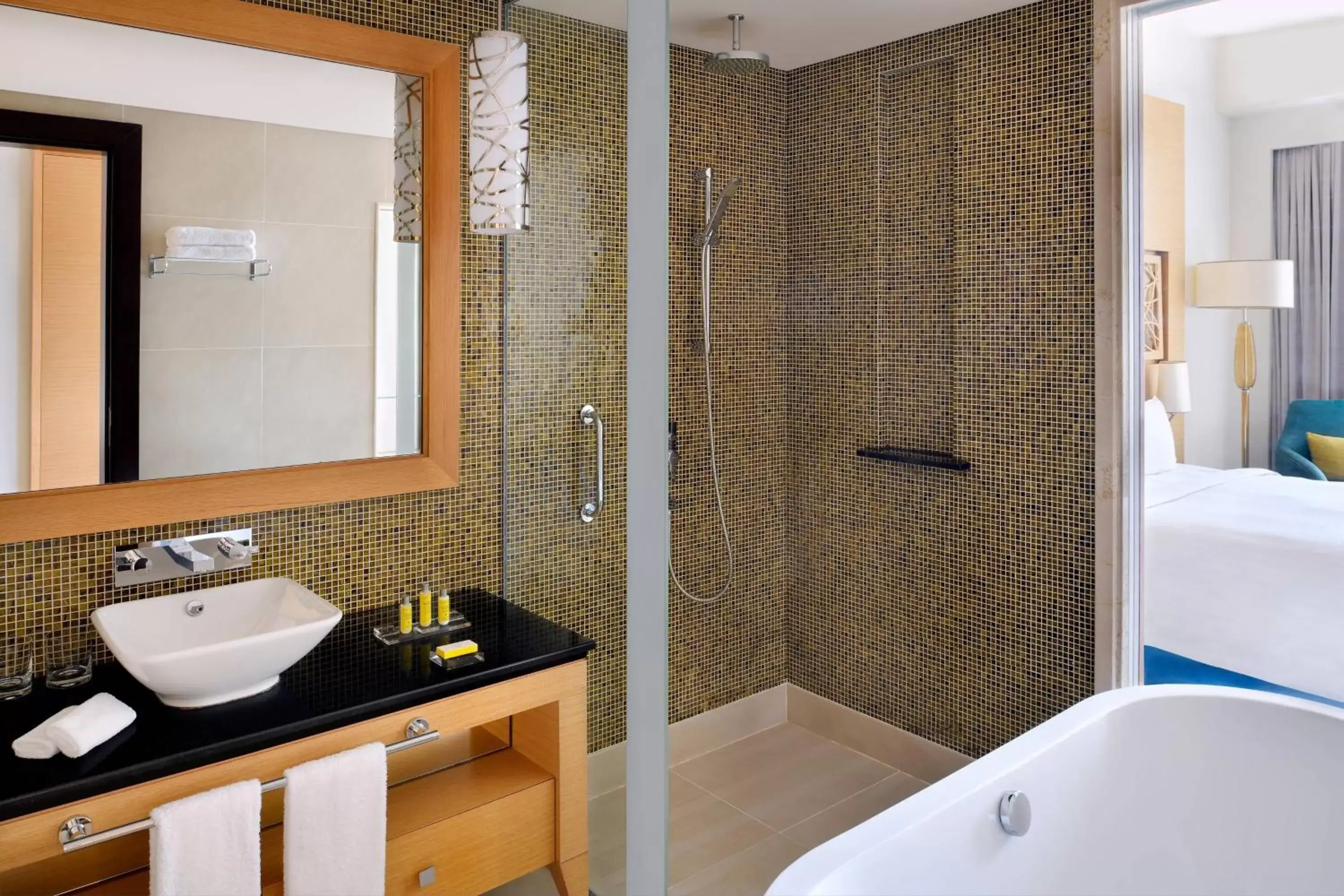 Bathroom in Marriott Hotel, Al Jaddaf, Dubai