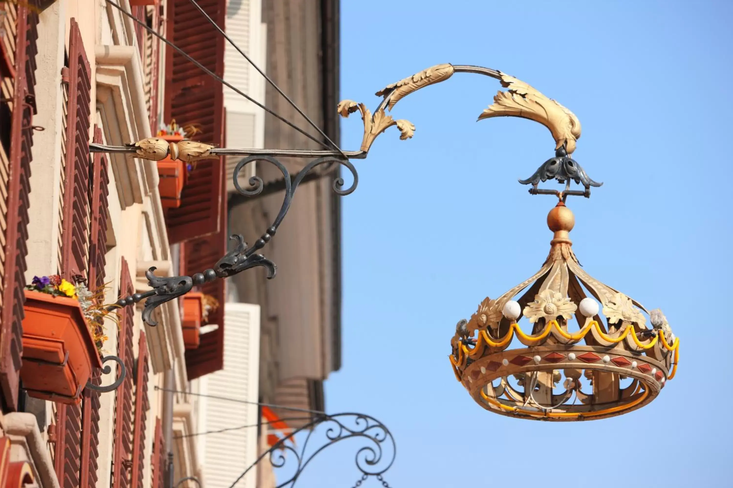 Decorative detail, Balcony/Terrace in Hôtel de la Couronne