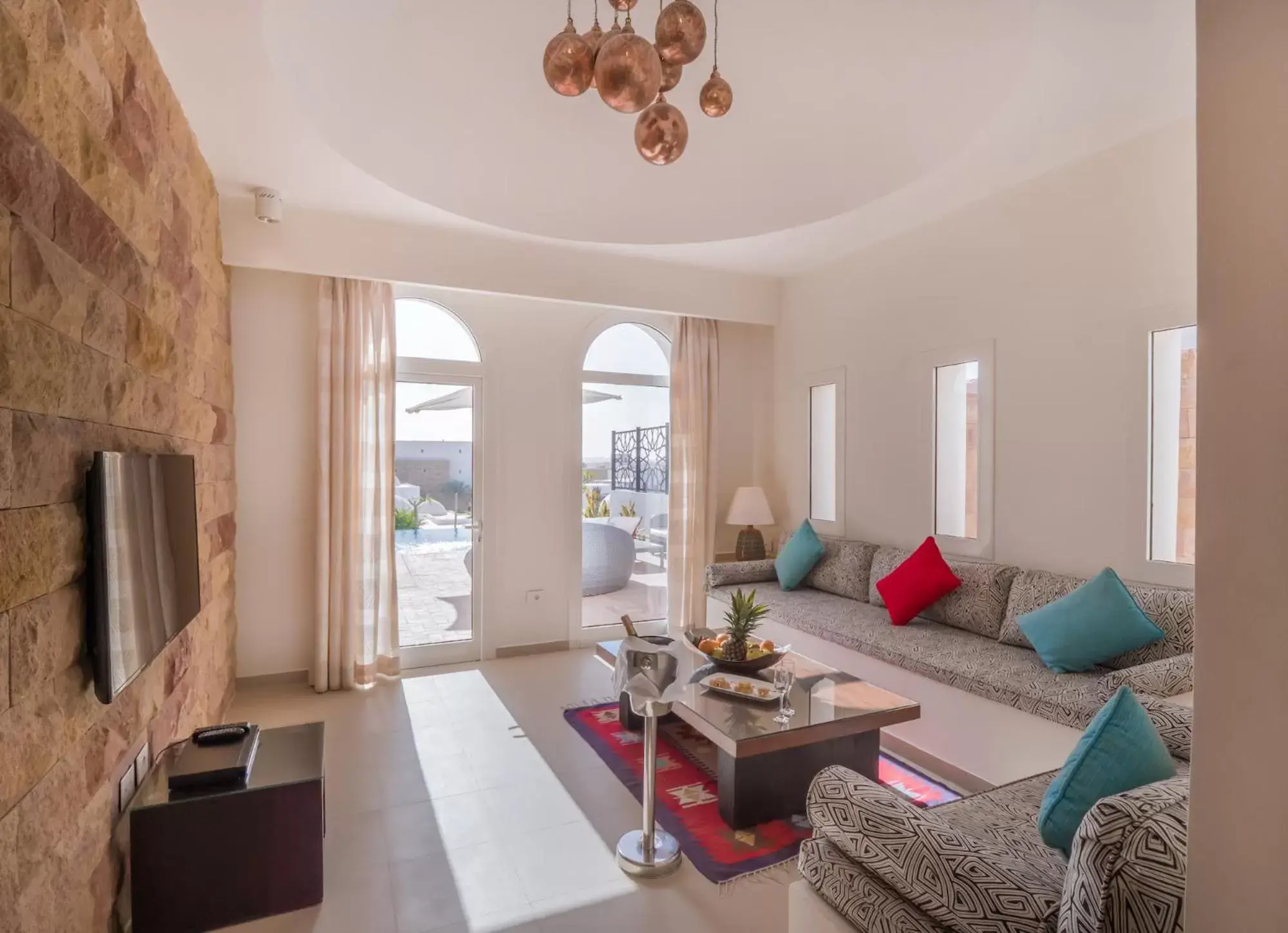 Living room, Seating Area in Fort Arabesque Resort, Spa & Villas