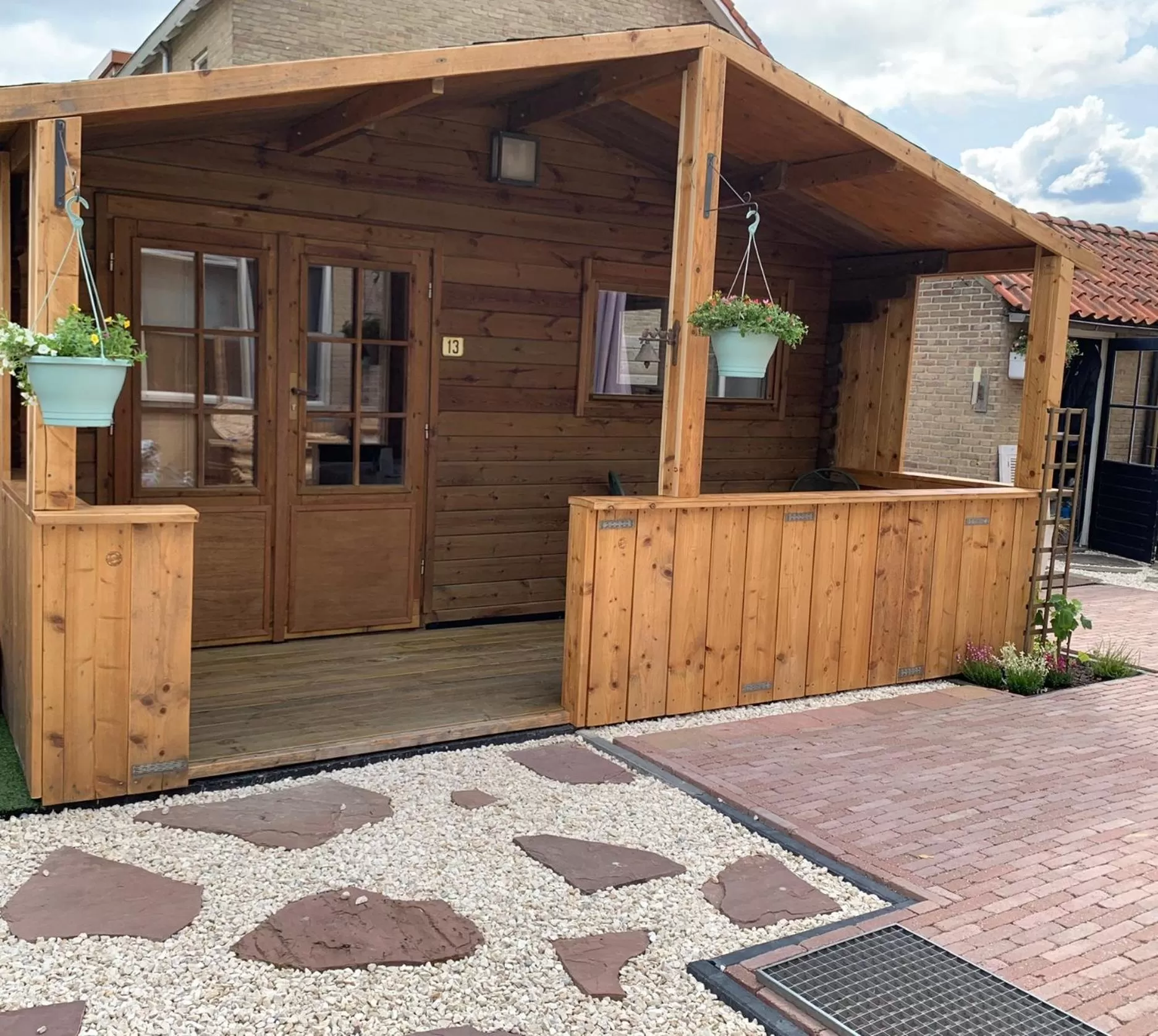 Garden view in B&B Diemerplein