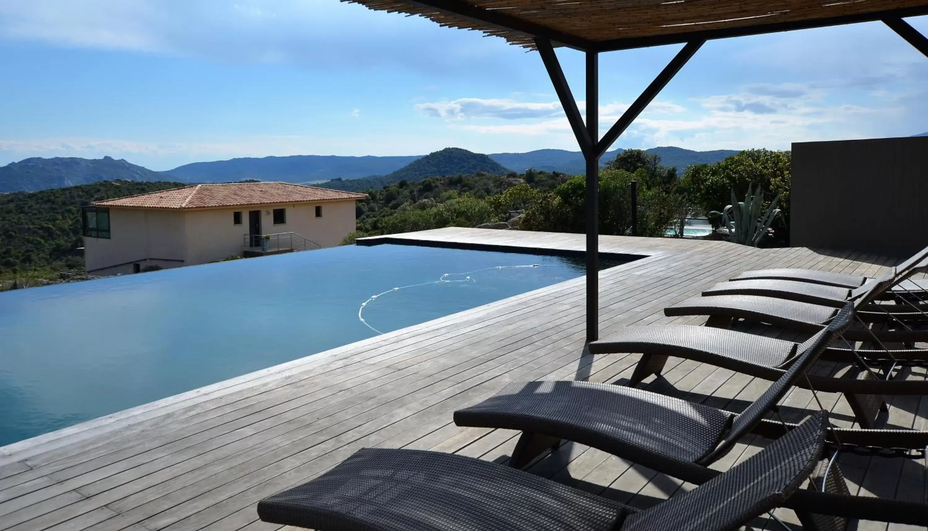 Balcony/Terrace, Swimming Pool in Résidence Bianca Casa