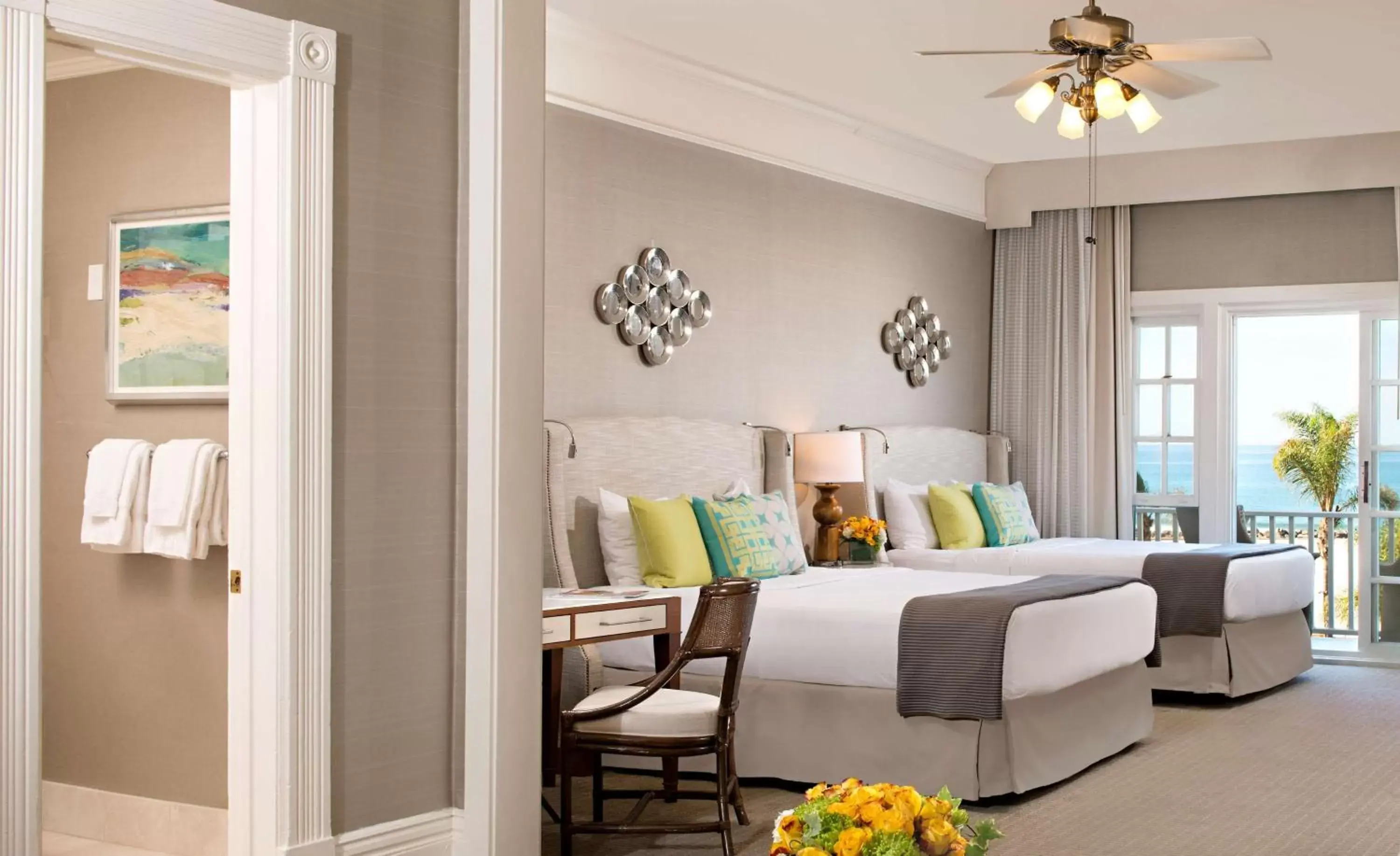 Bed in Hotel del Coronado, Curio Collection by Hilton