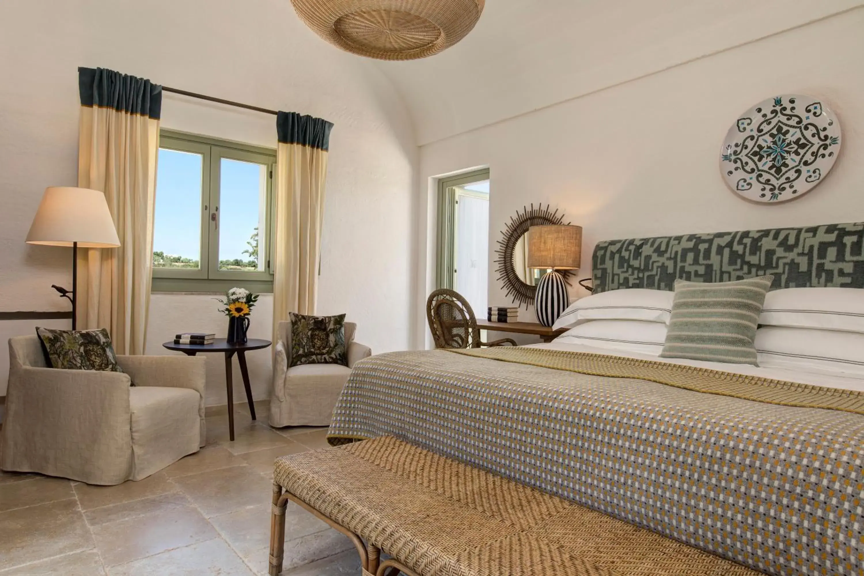 Bedroom, Bed in Rocco Forte Masseria Torre Maizza