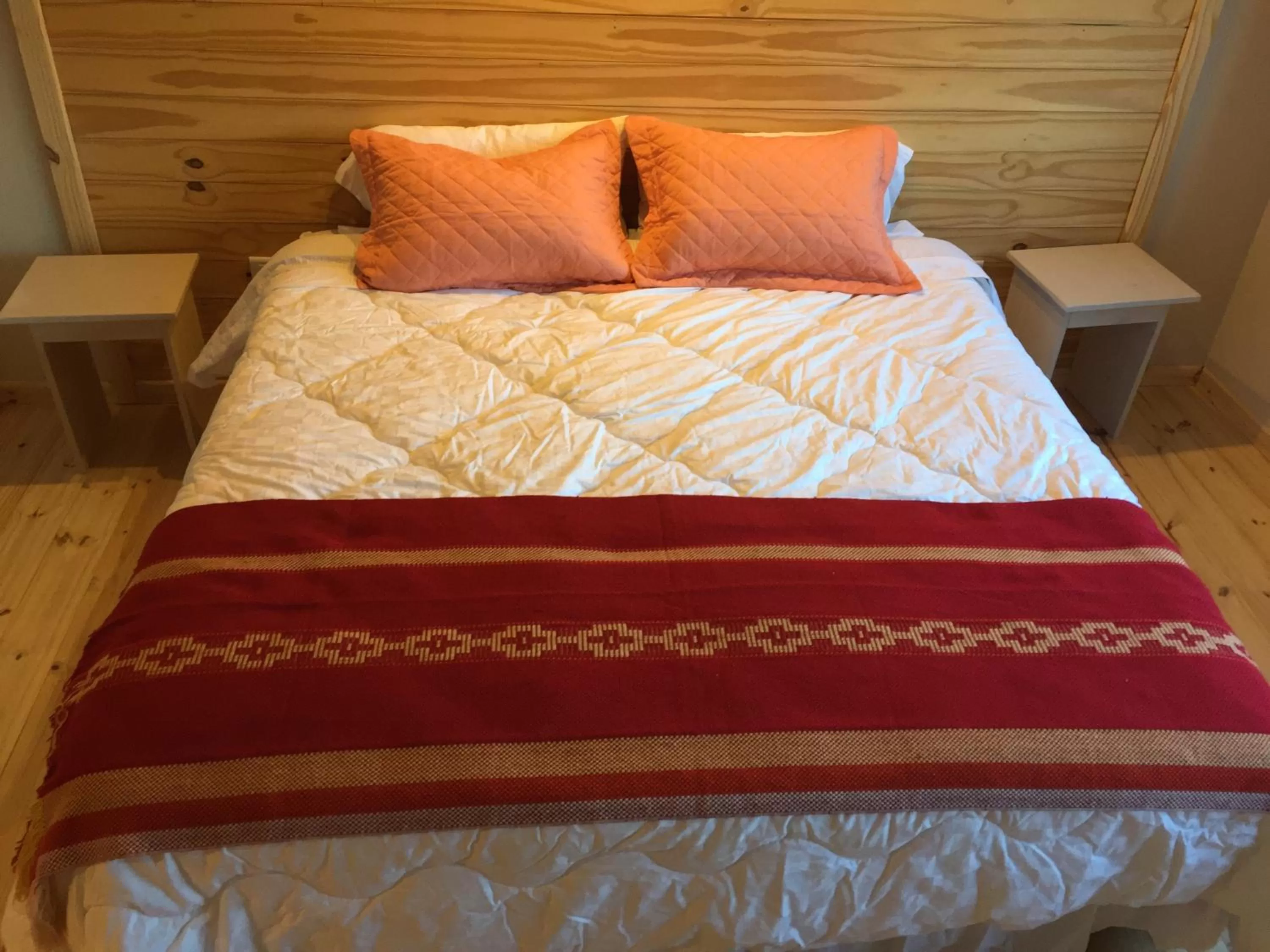 Bed in Hostería La Soberana