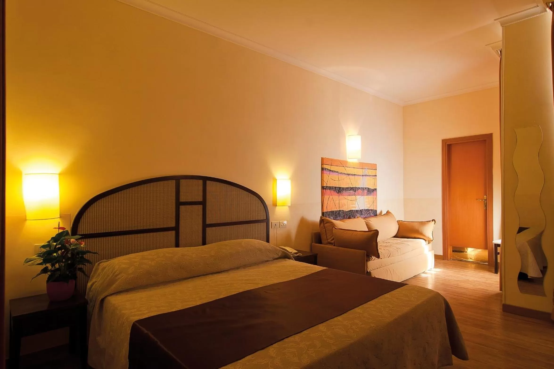 Bed in Hotel Novecento