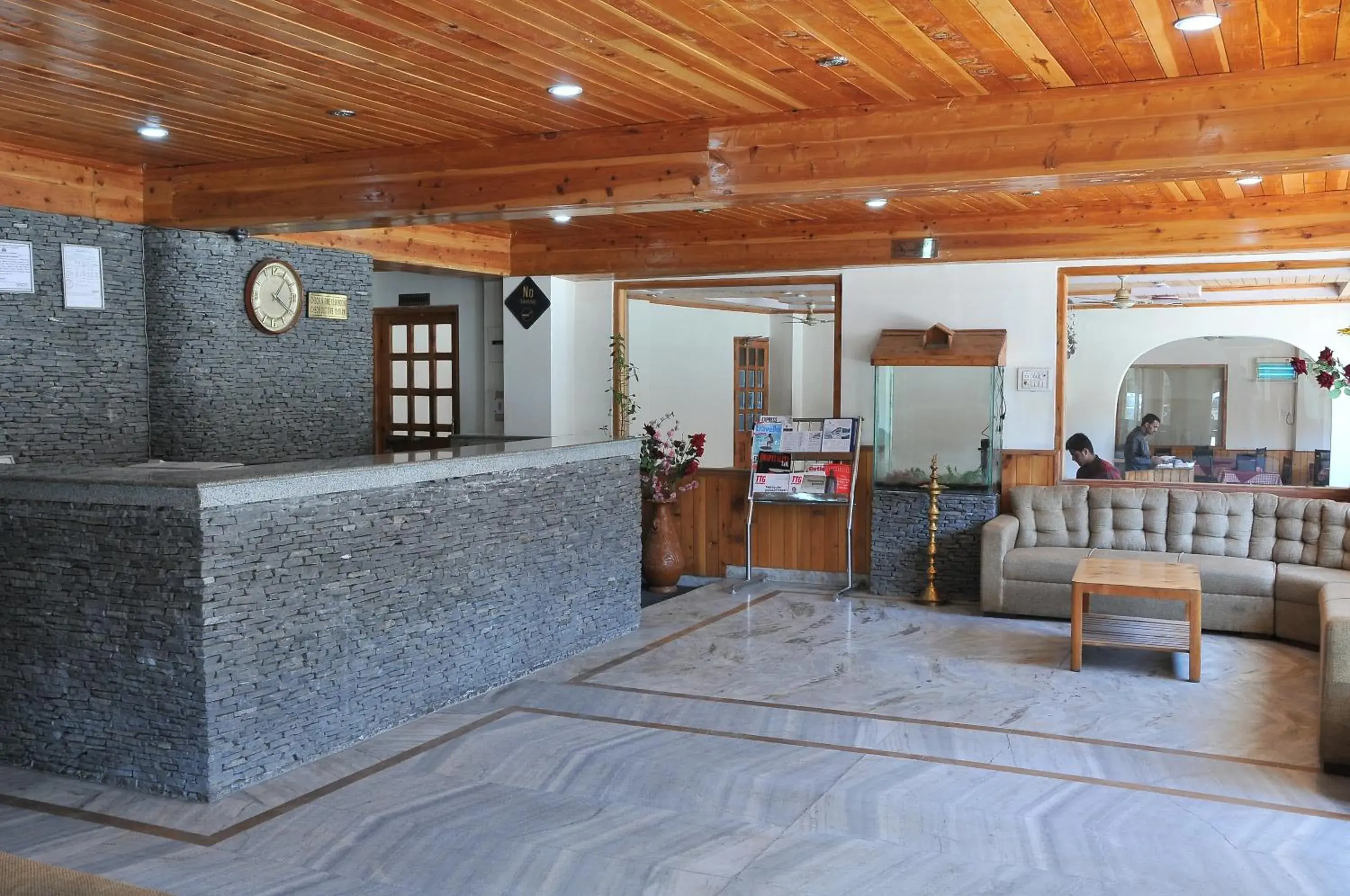 Lobby or reception, Lobby/Reception in Sarthak Resorts-Reside in Nature with Best View, 9 kms from Mall Road Manali