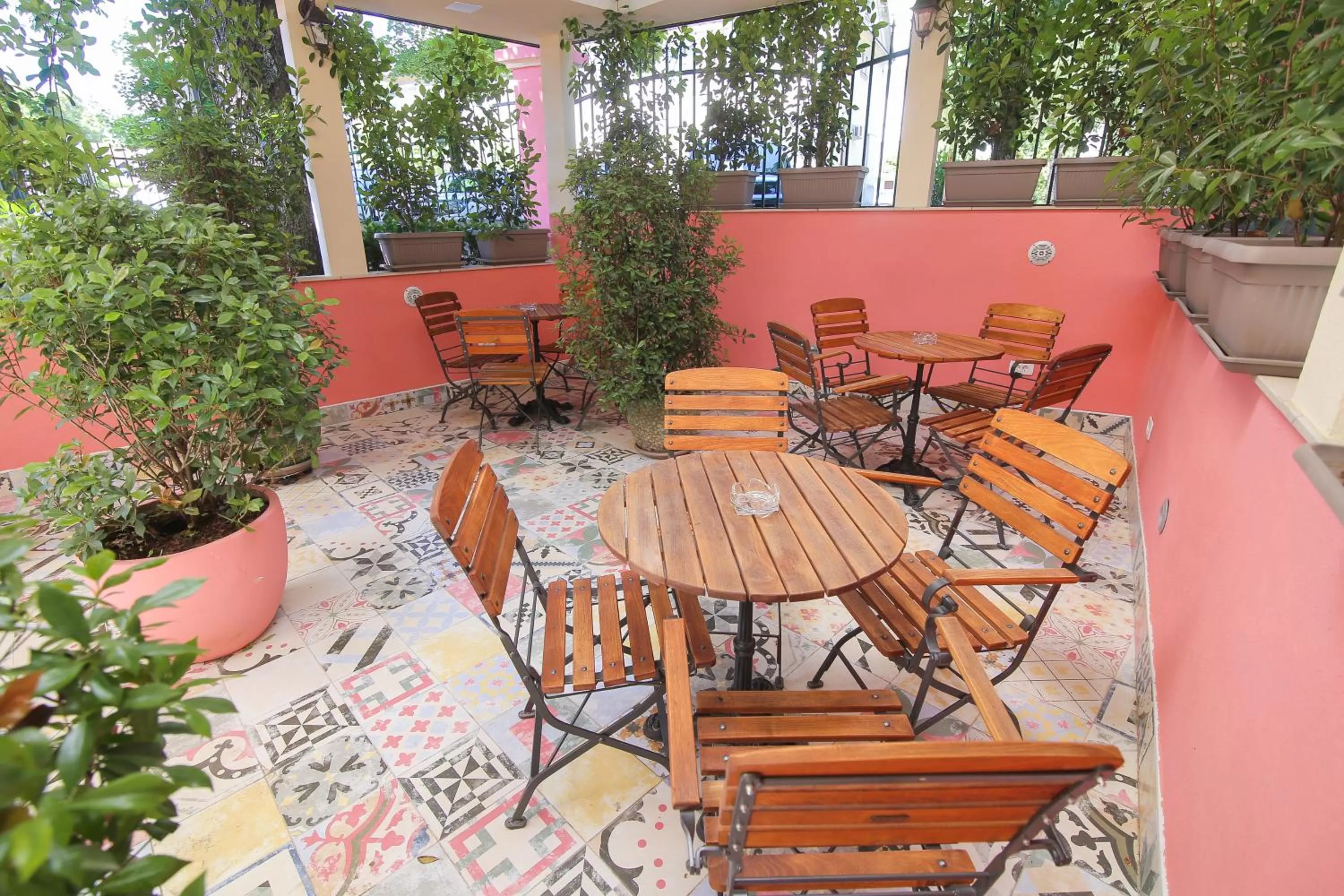 Patio in Boutique Hotel Asteria