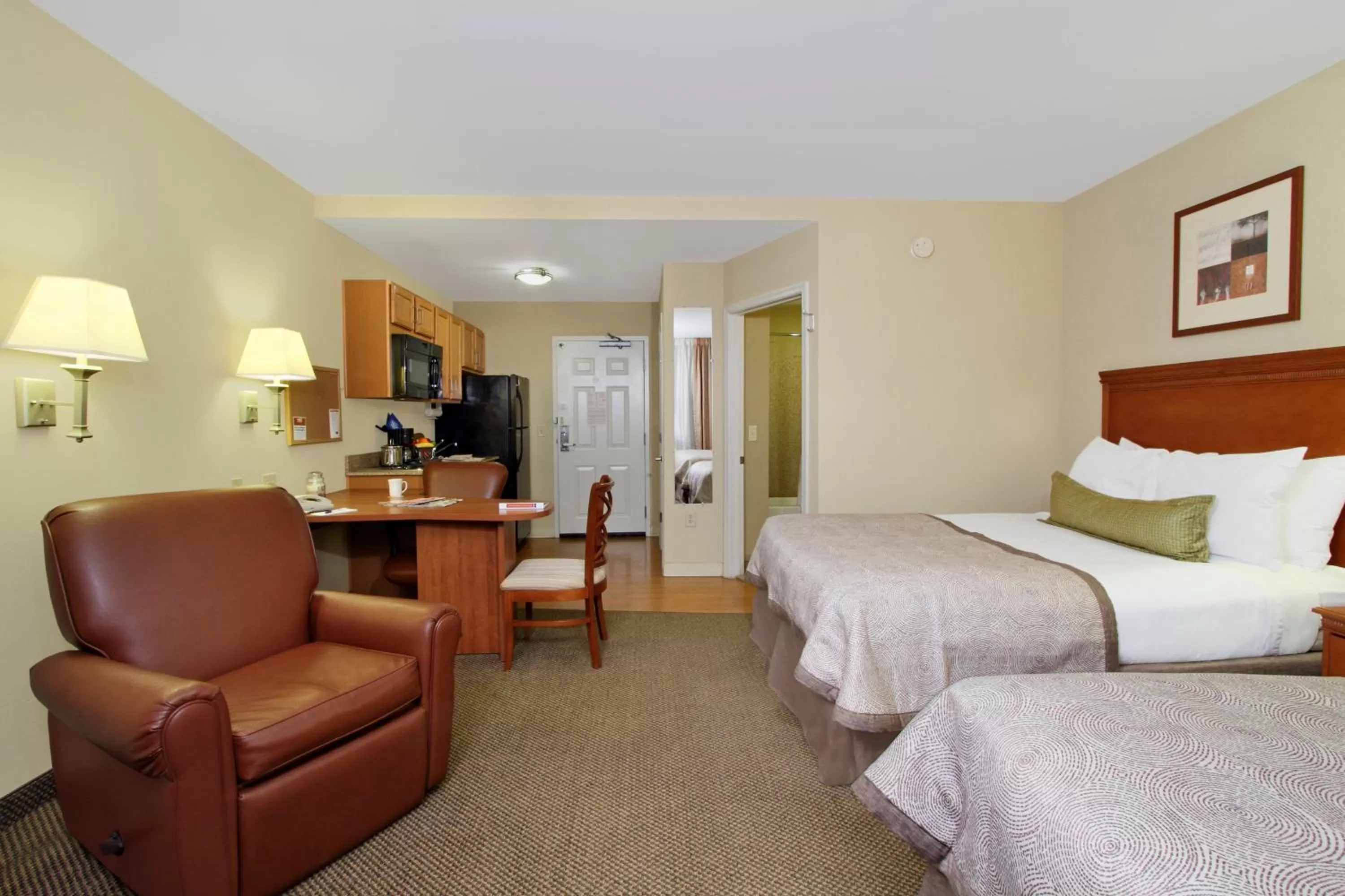 Photo of the whole room, Bed in Candlewood Suites Norfolk Airport by IHG
