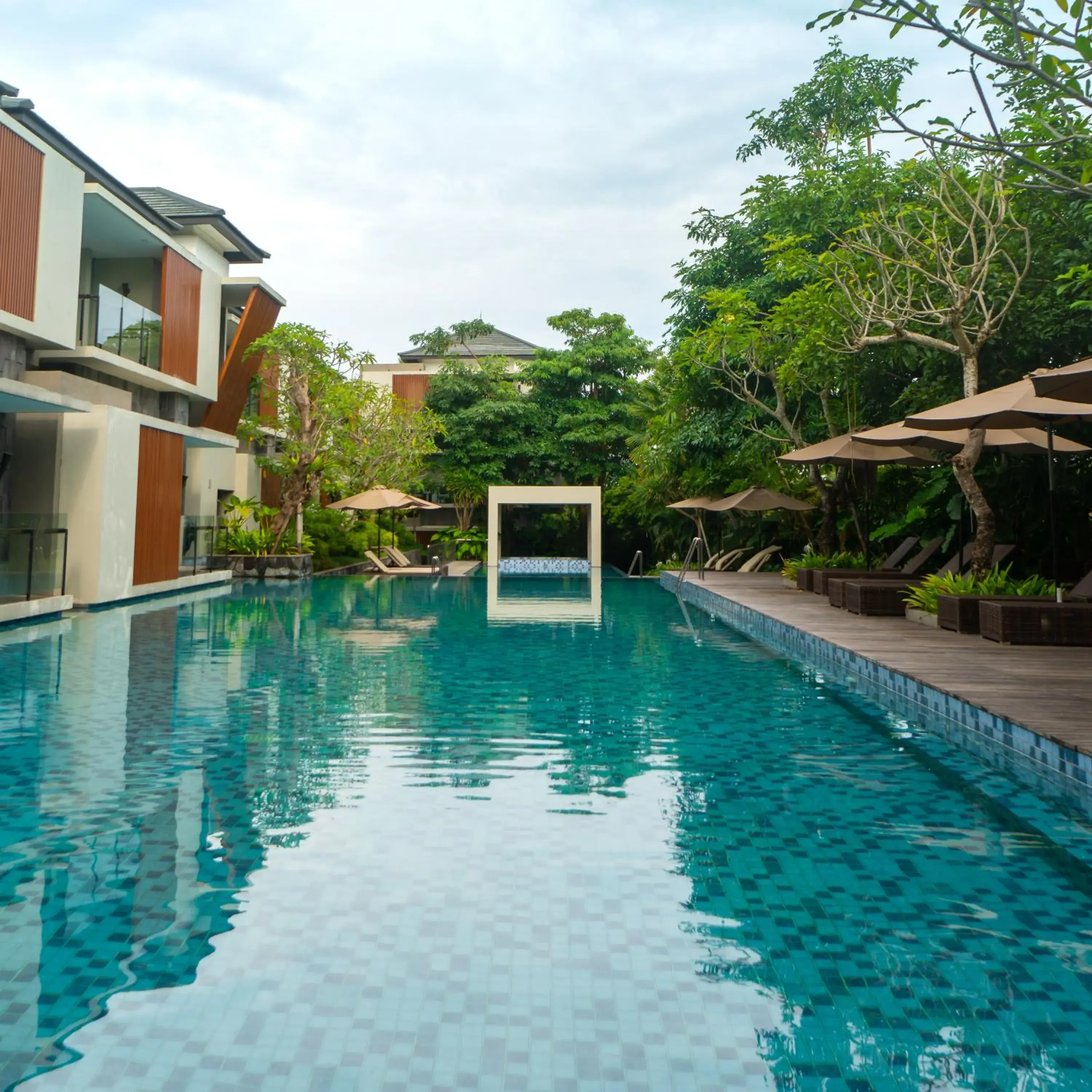 Pool view in Royal Kamuela Villas & Suites at Monkey Forest Ubud - Adult Only Pool view in Royal Kamuela Villas & Suites at Monkey Forest Ubud - Adult Only