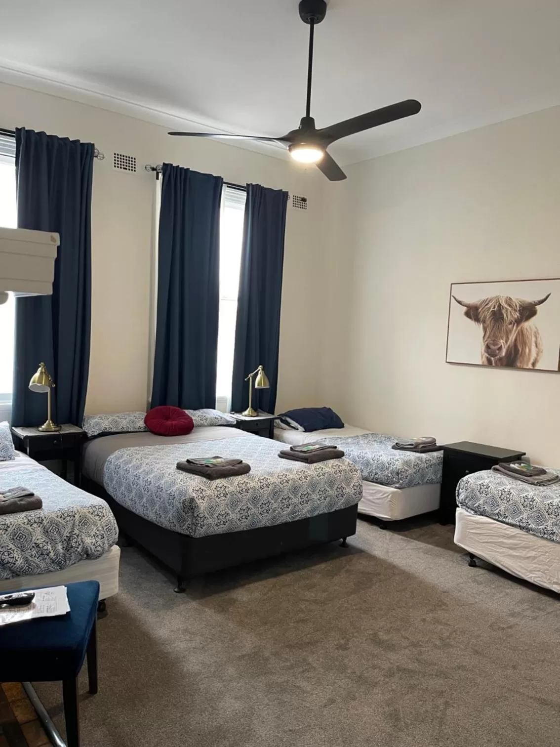 Bed in The Royal Mail Hotel Braidwood