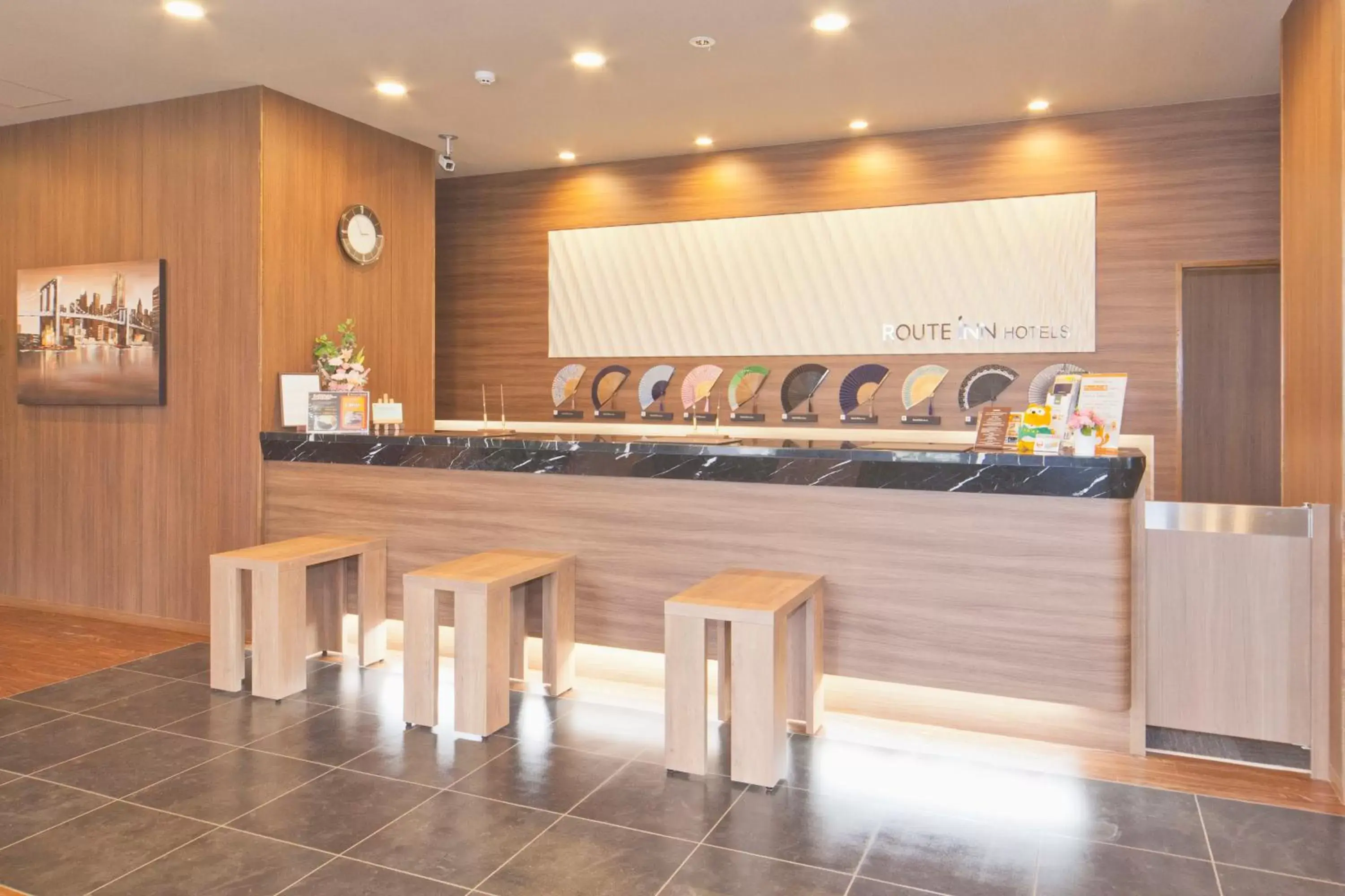 Lobby or reception in Hotel Route-Inn Saiki Ekimae