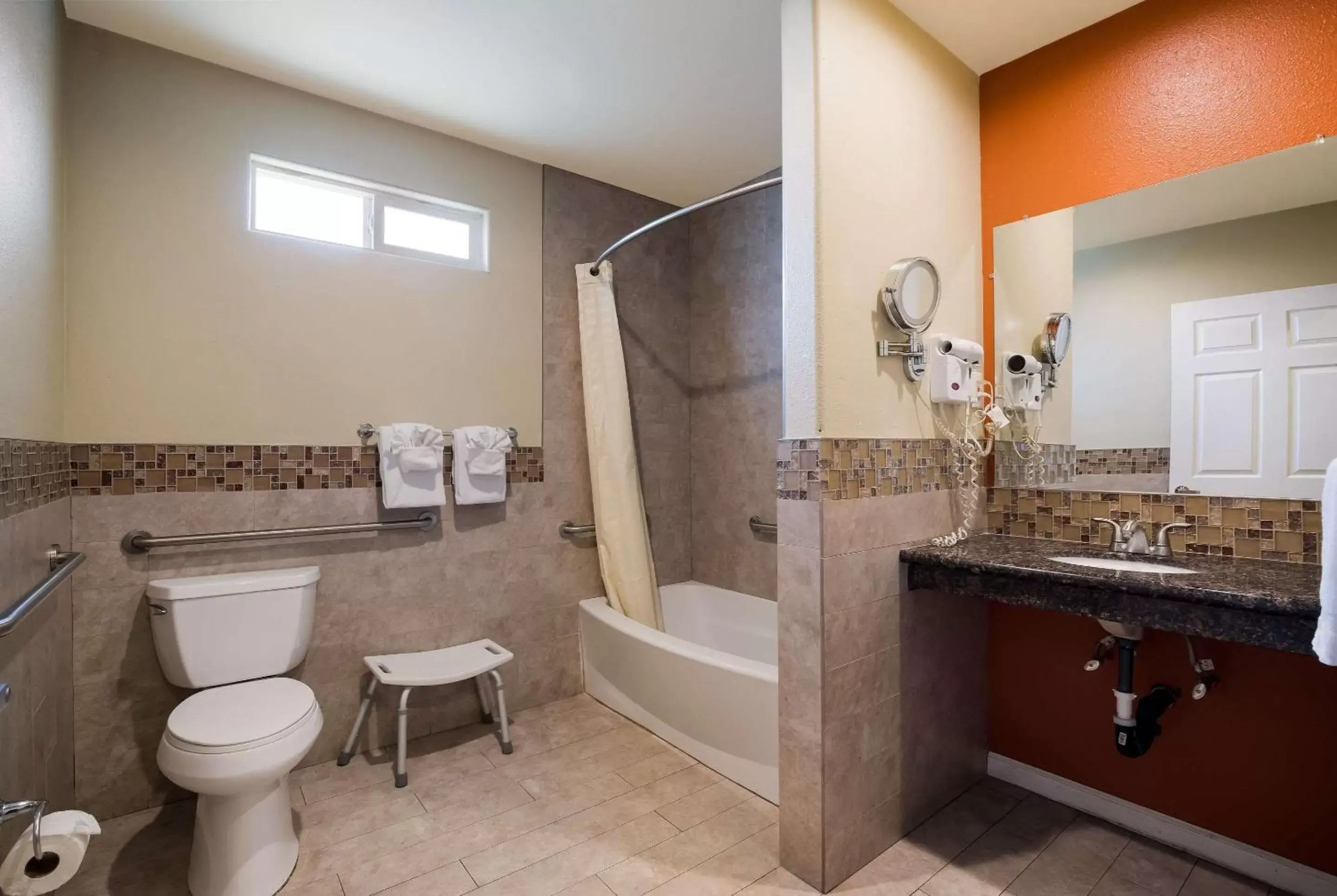 Shower, Bathroom in Rodeway Inn near Coachella