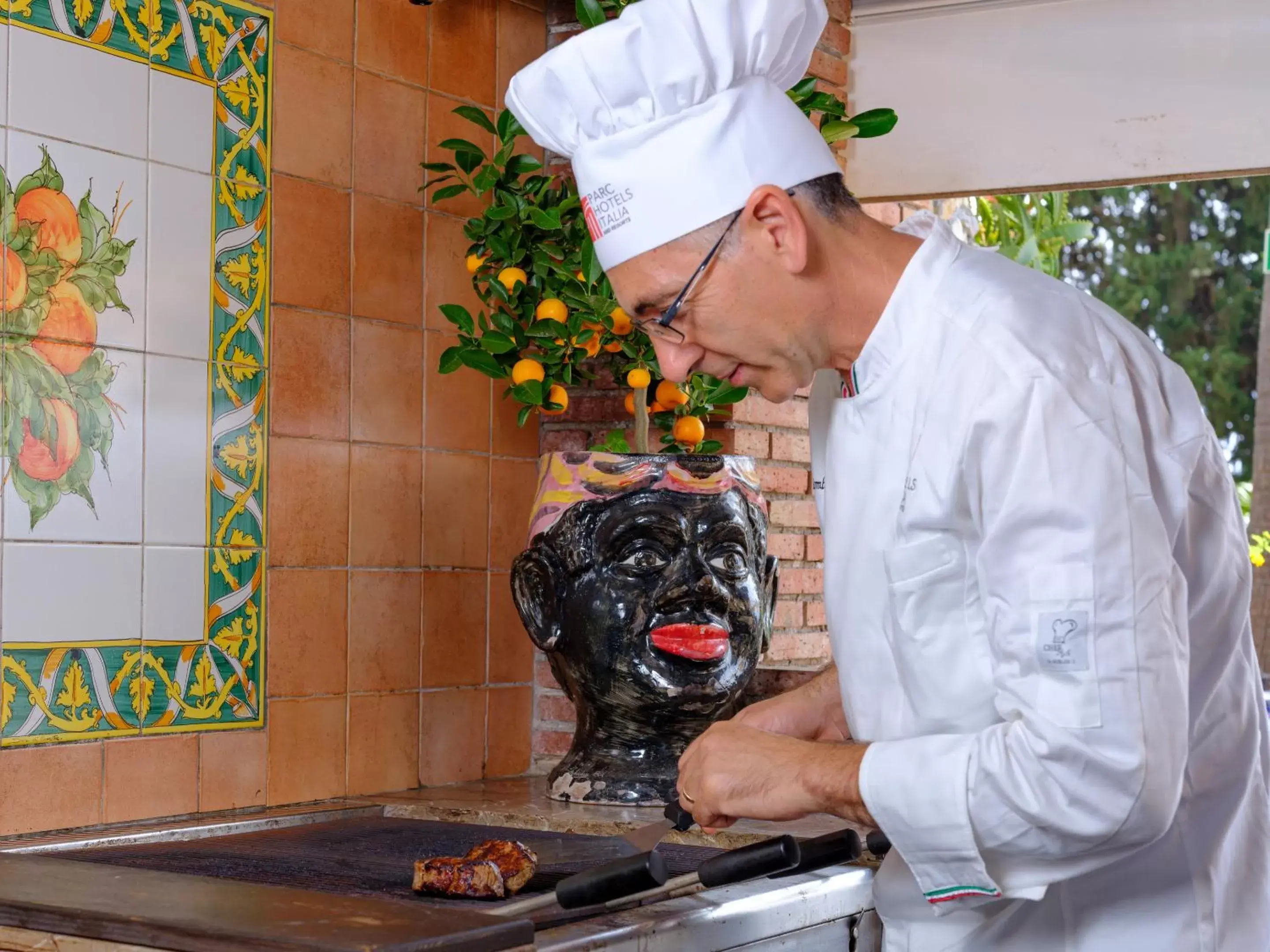 Food close-up in Hotel Ariston and Palazzo Santa Caterina