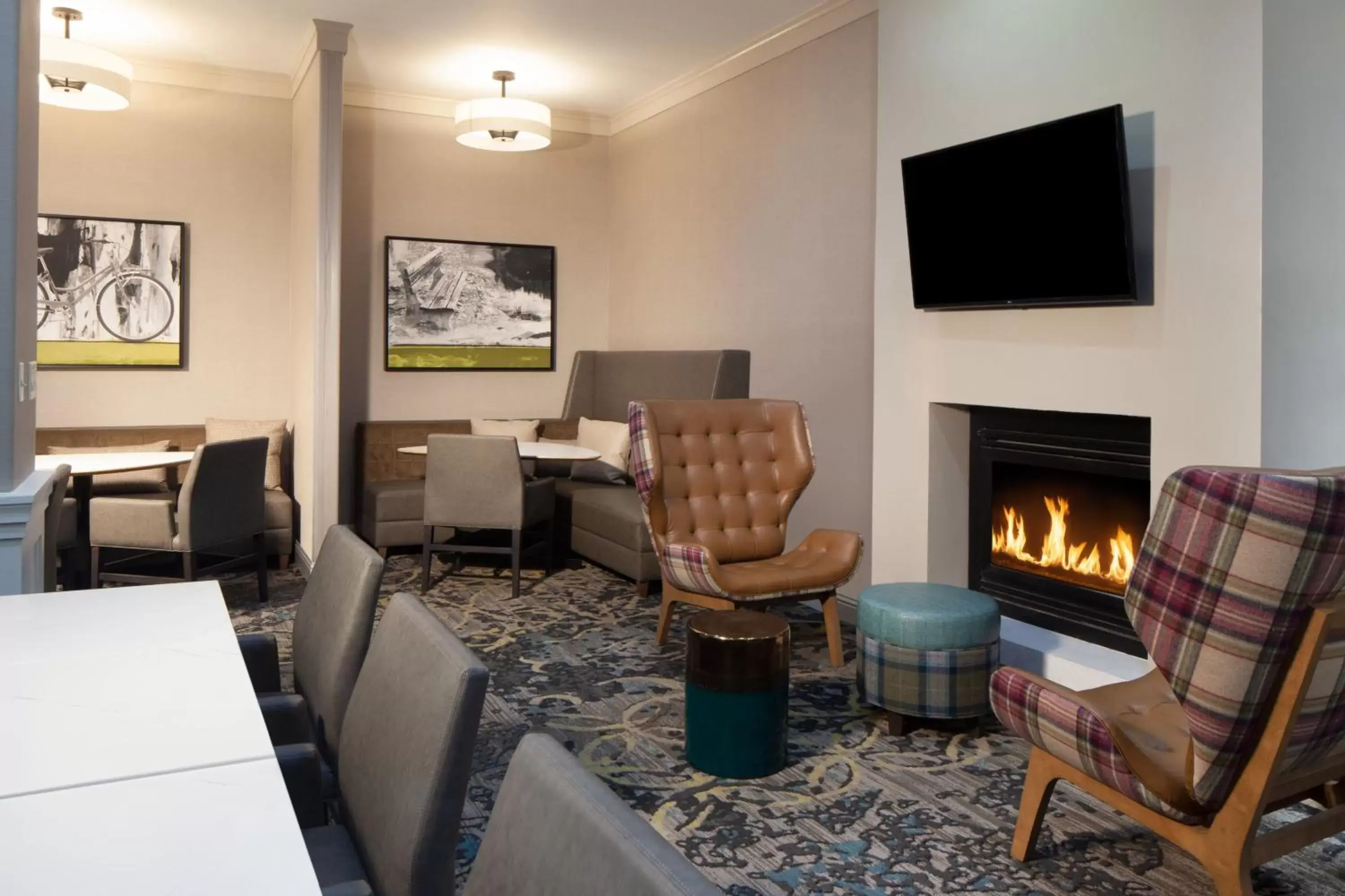 Lobby or reception, Seating Area in Residence Inn by Marriott Newark Silicon Valley