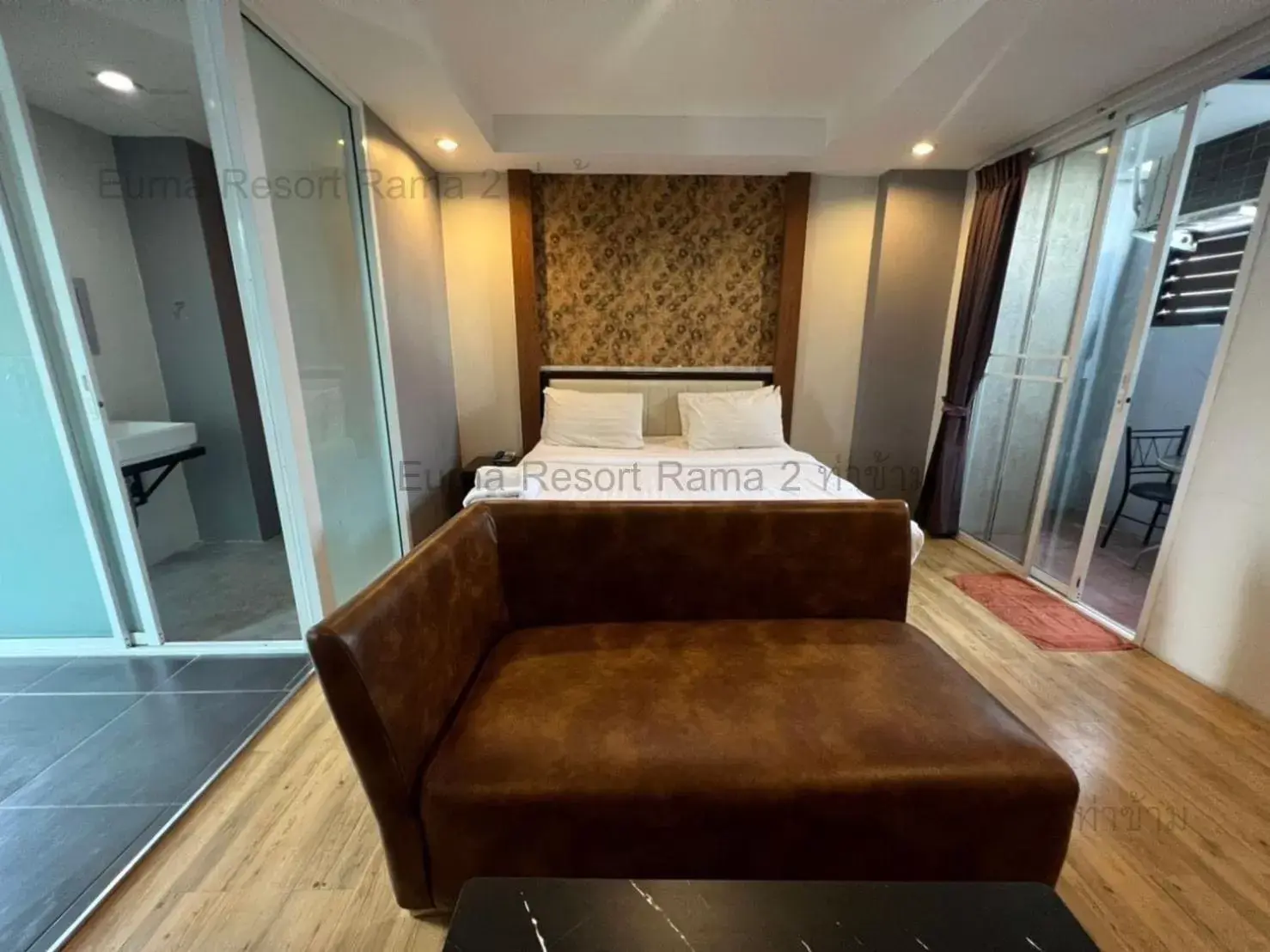 Bed in Eurna Resort Hotel