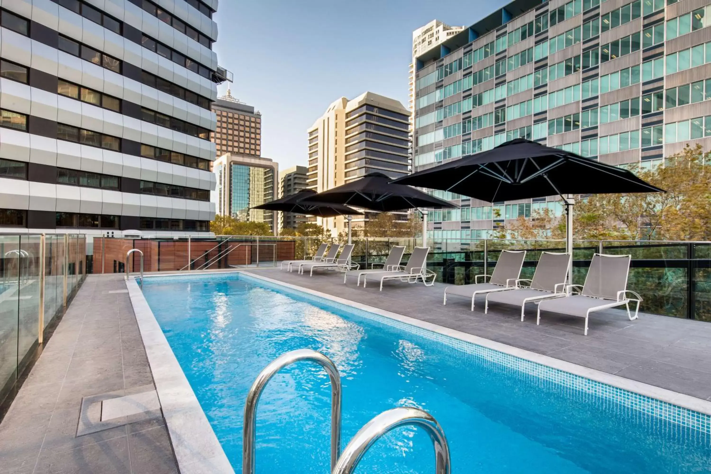 Pool view in Vibe Hotel North Sydney Pool view in Vibe Hotel North Sydney