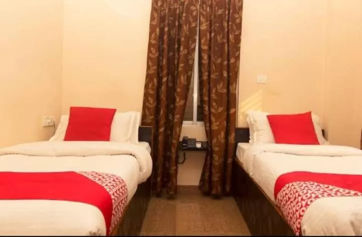 Bed in Skyline Lodge