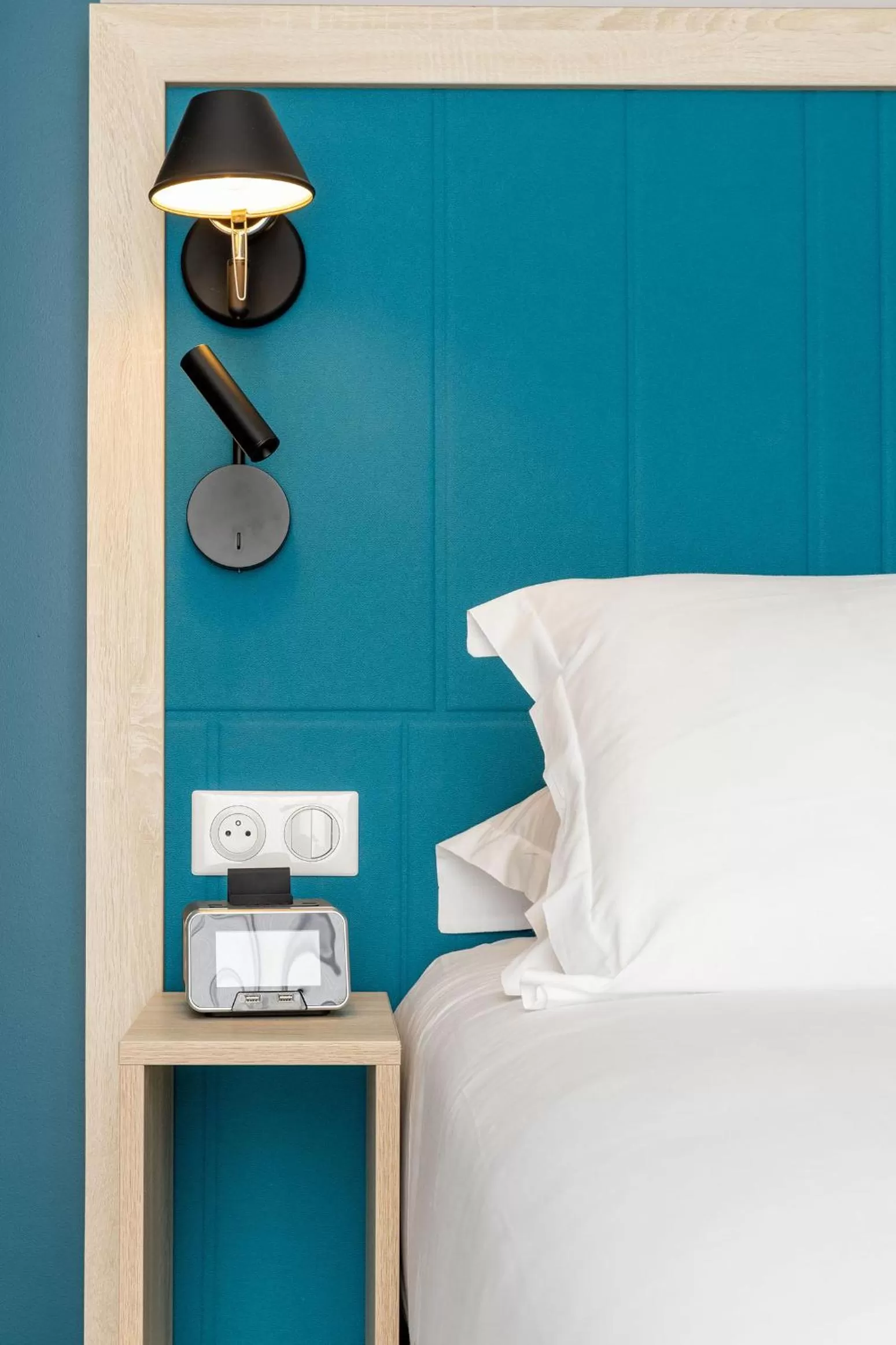 Decorative detail, Bed in Hampton by Hilton Tours Centre, France