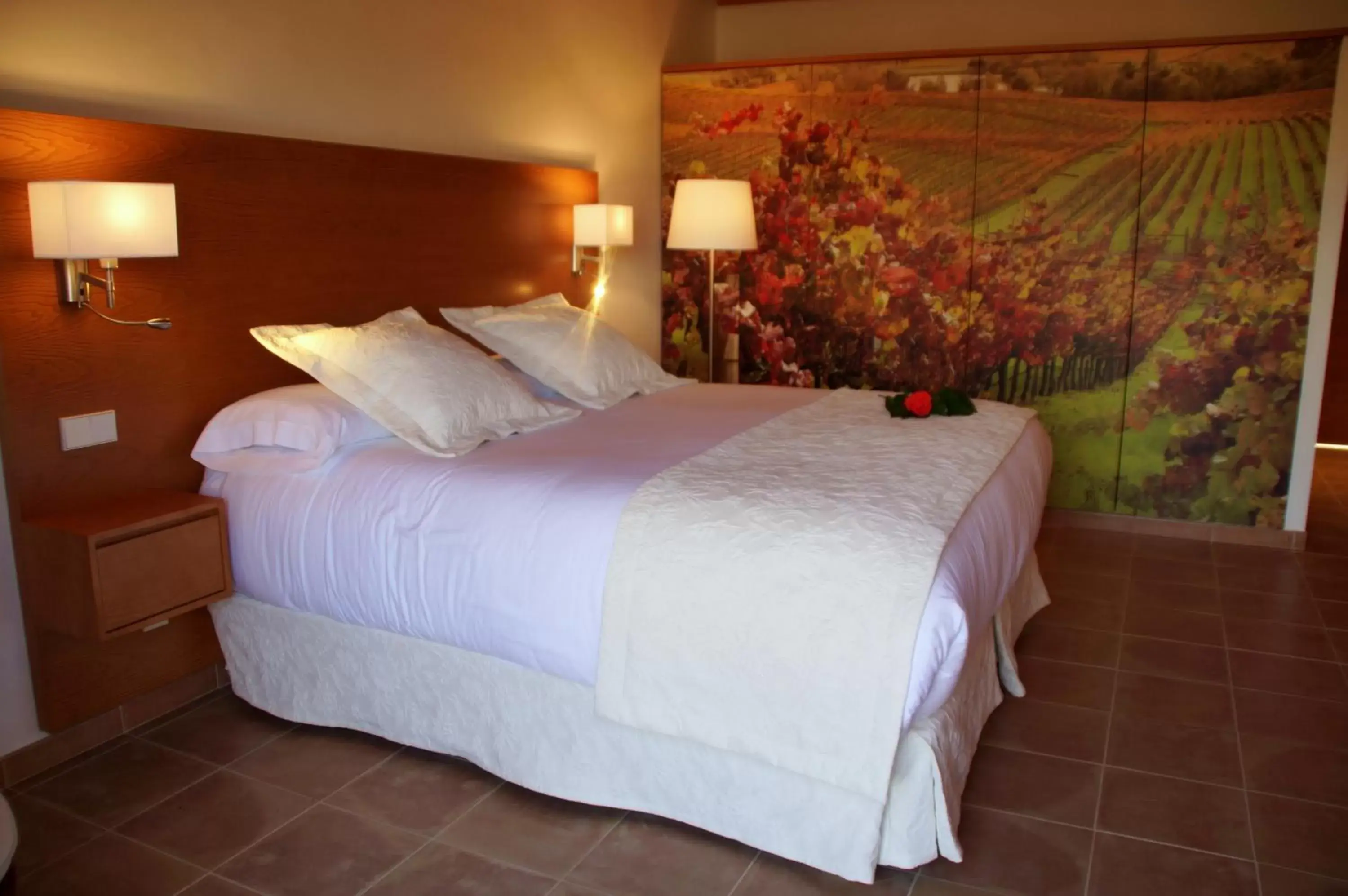 Bed in Aumallia Hotel & Spa