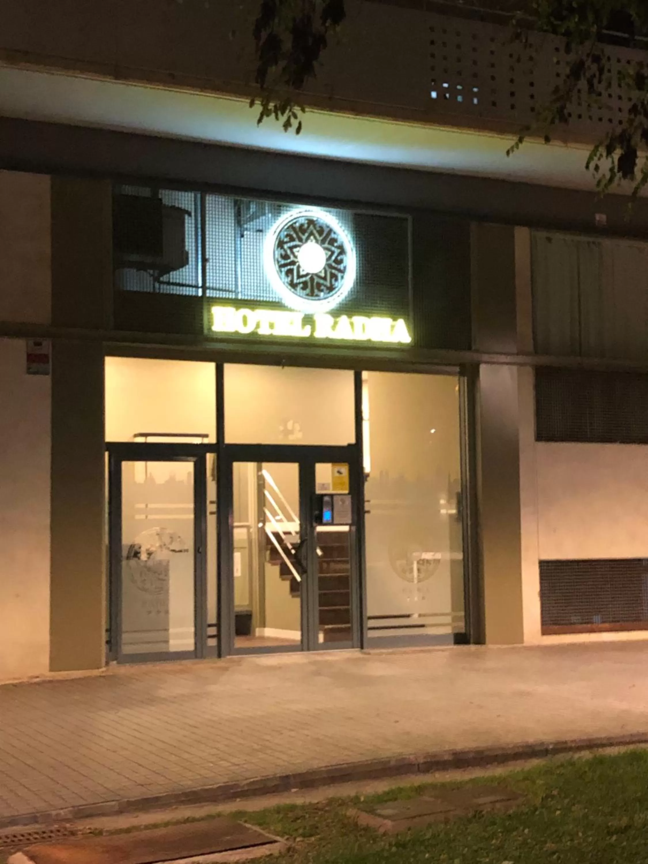 Facade/entrance in Hotel Radha