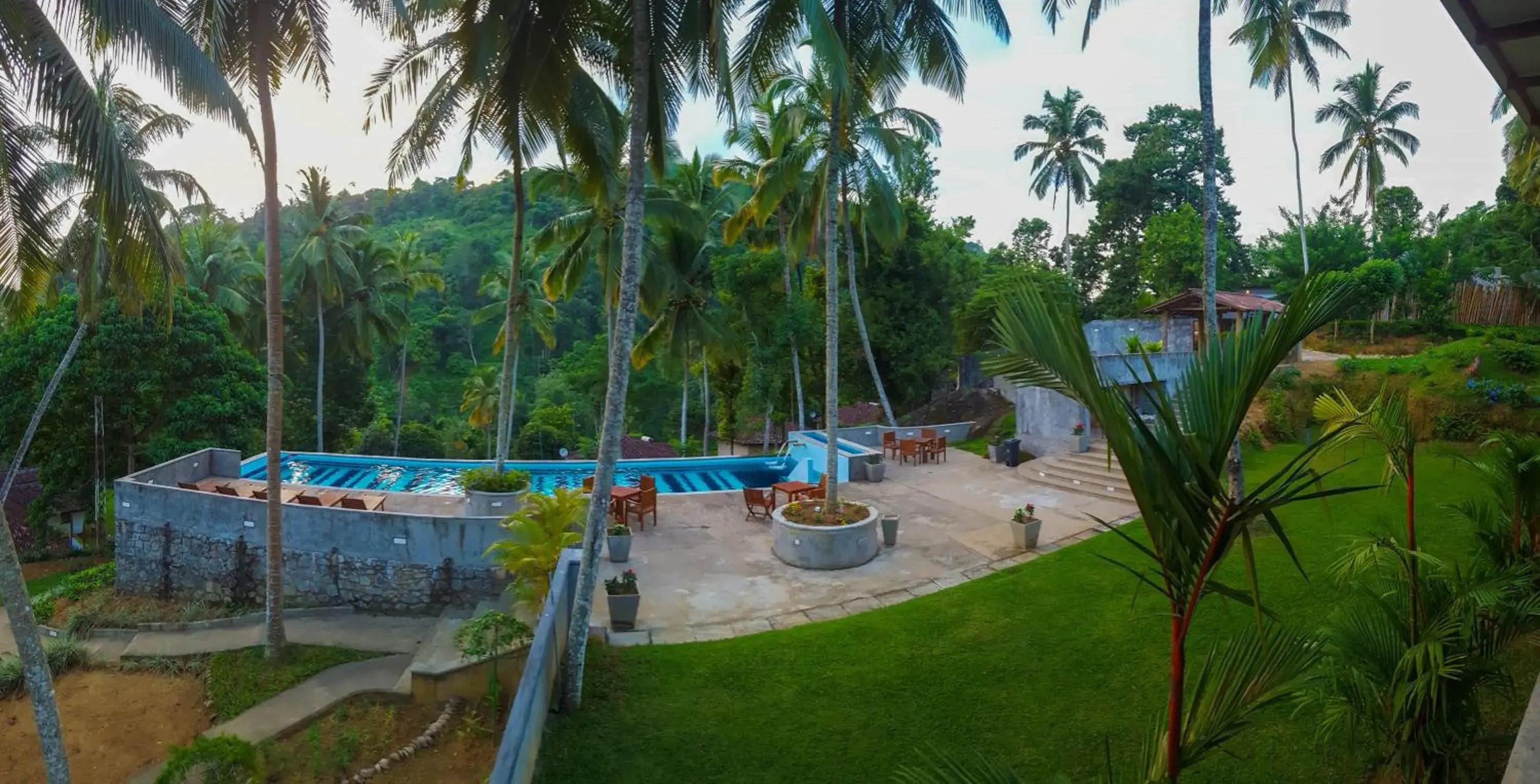 Garden, Swimming Pool in Athulya Villas